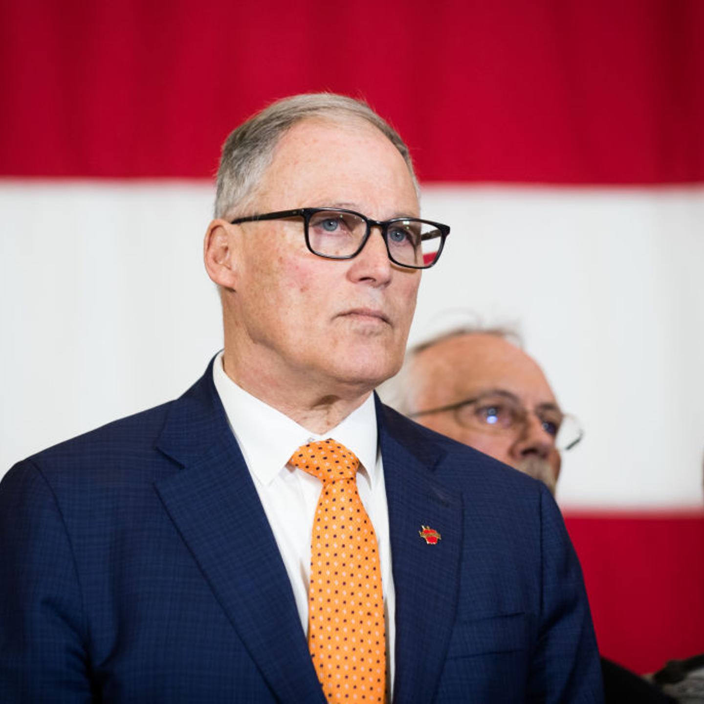 Vice President Pence And Washington Governor Inslee Hold Press Briefing Amid Coronavirus Spread