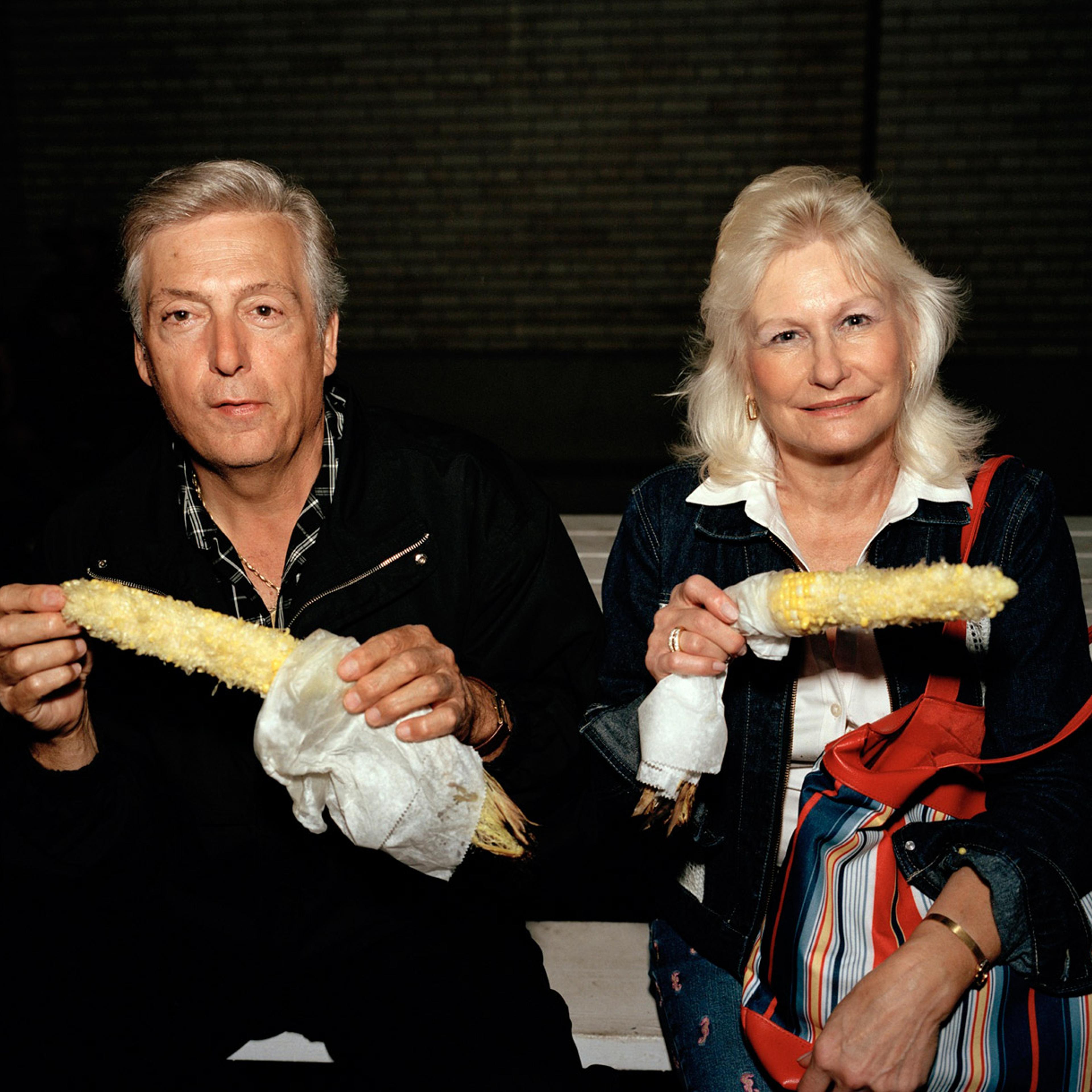 Couple Eating Corn, Labor Day, New York State Fair, Syracuse, NY