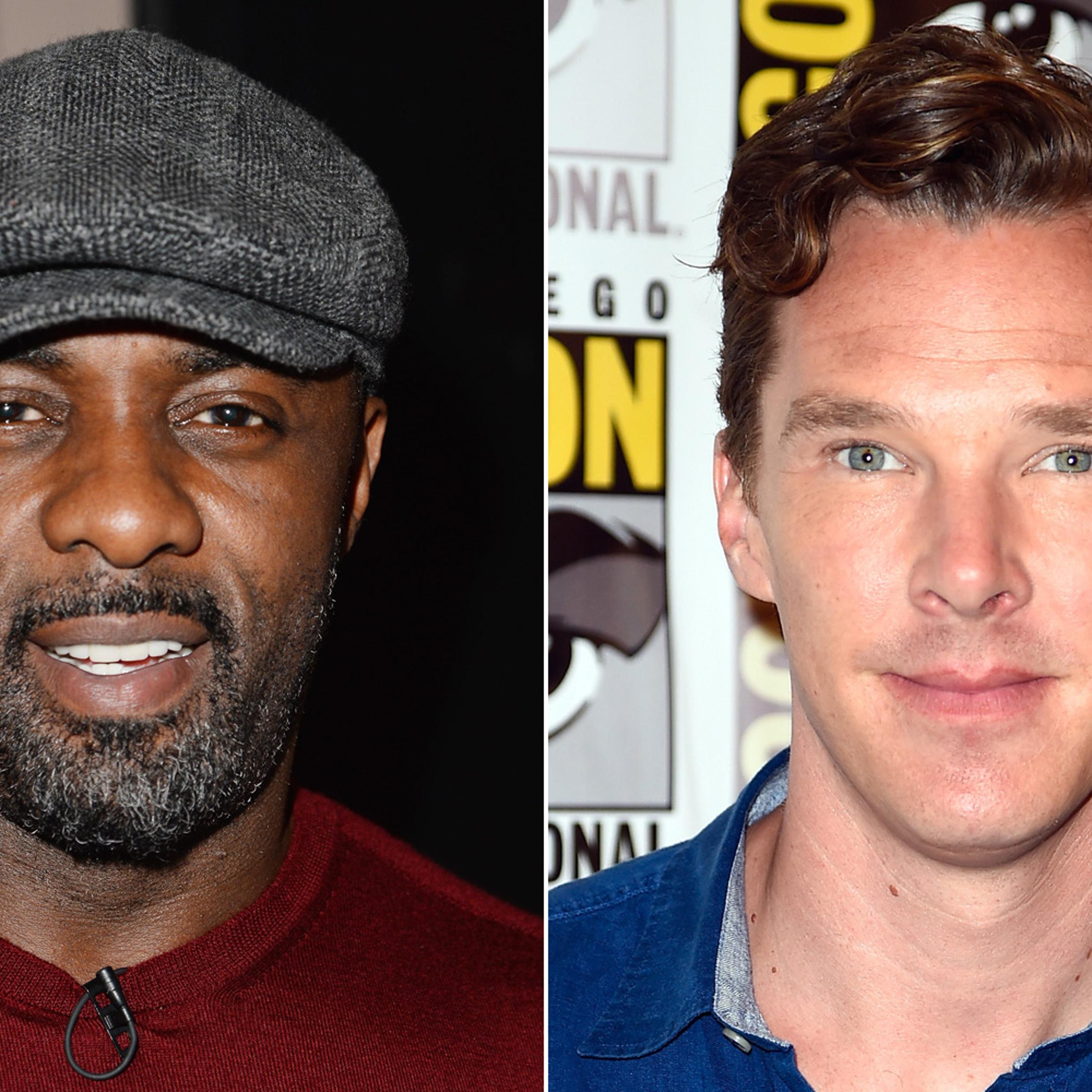 Idris Elba and Benedict Cumberbatch in the Jungle Book