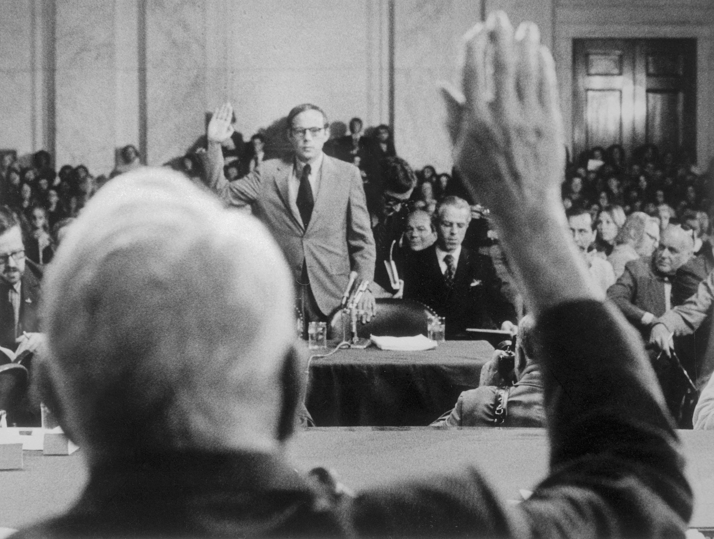 John W. Dean III Swearing in Before Testifying