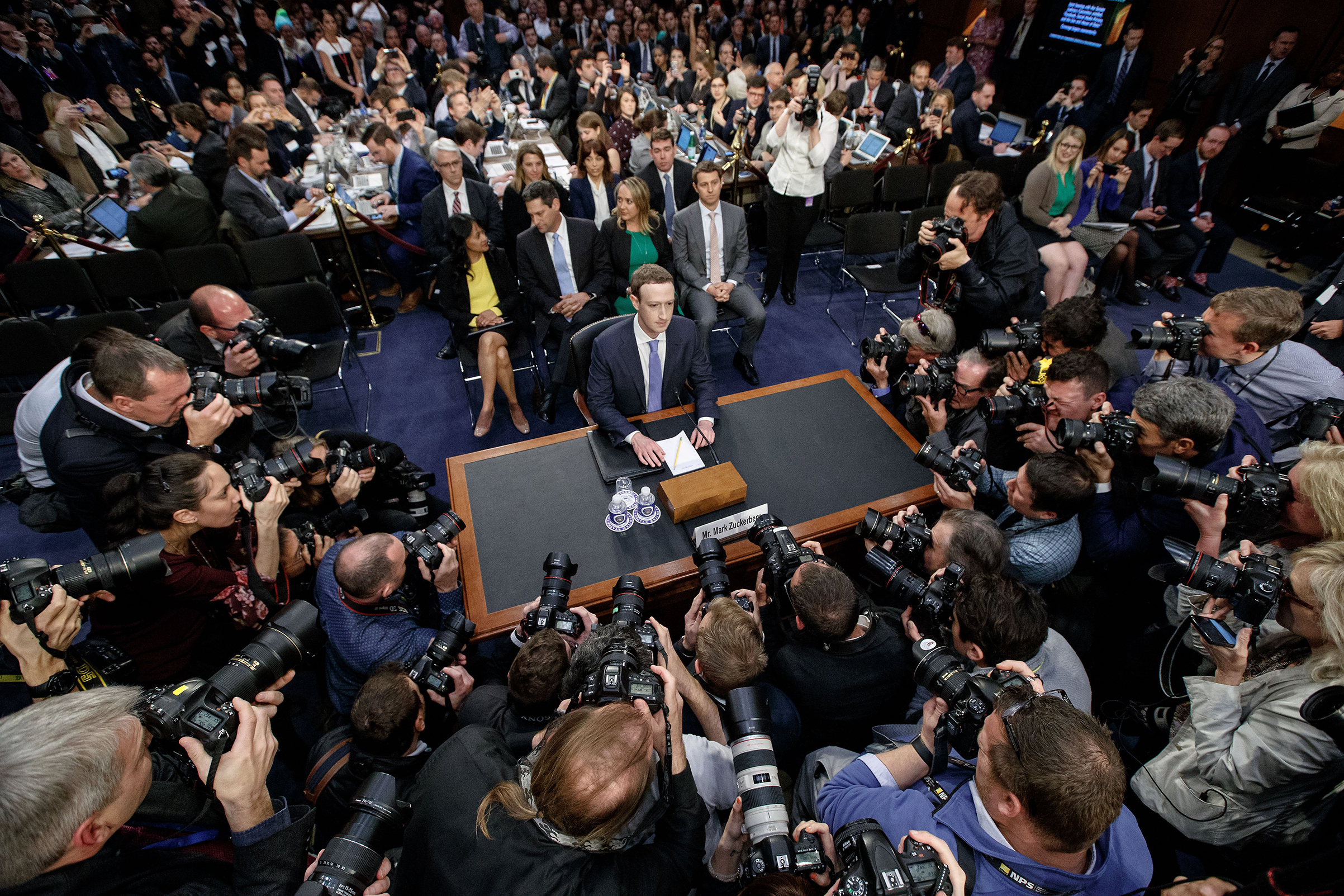 Mark Zuckerberg testifies in front of congress