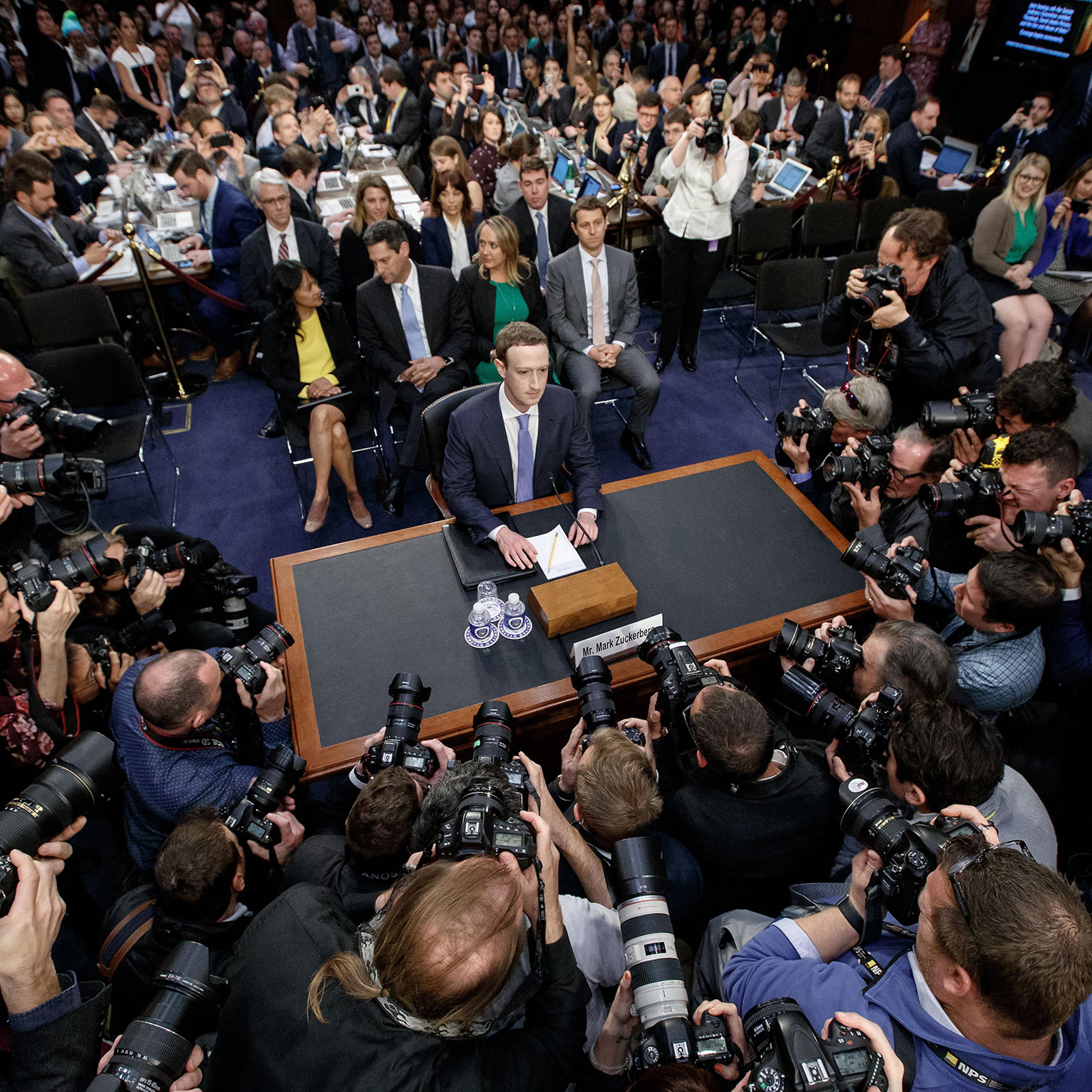 Mark Zuckerberg testifies in front of congress