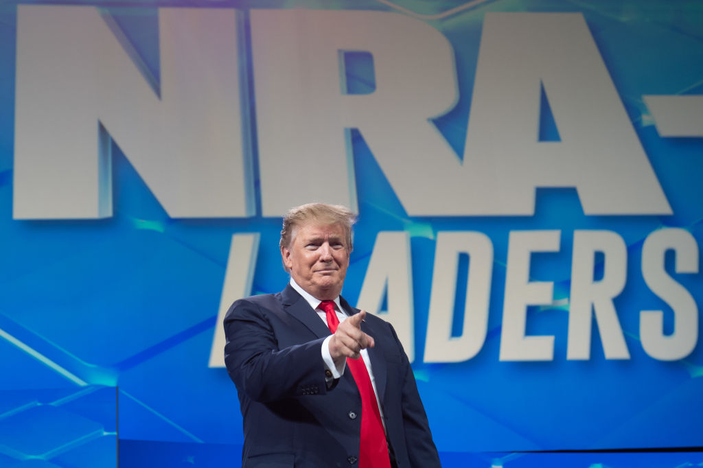 President Trump announced to the NRA the decision to withdraw the U.S. support from the Arms Trade Treaty regulating the global arms trade.