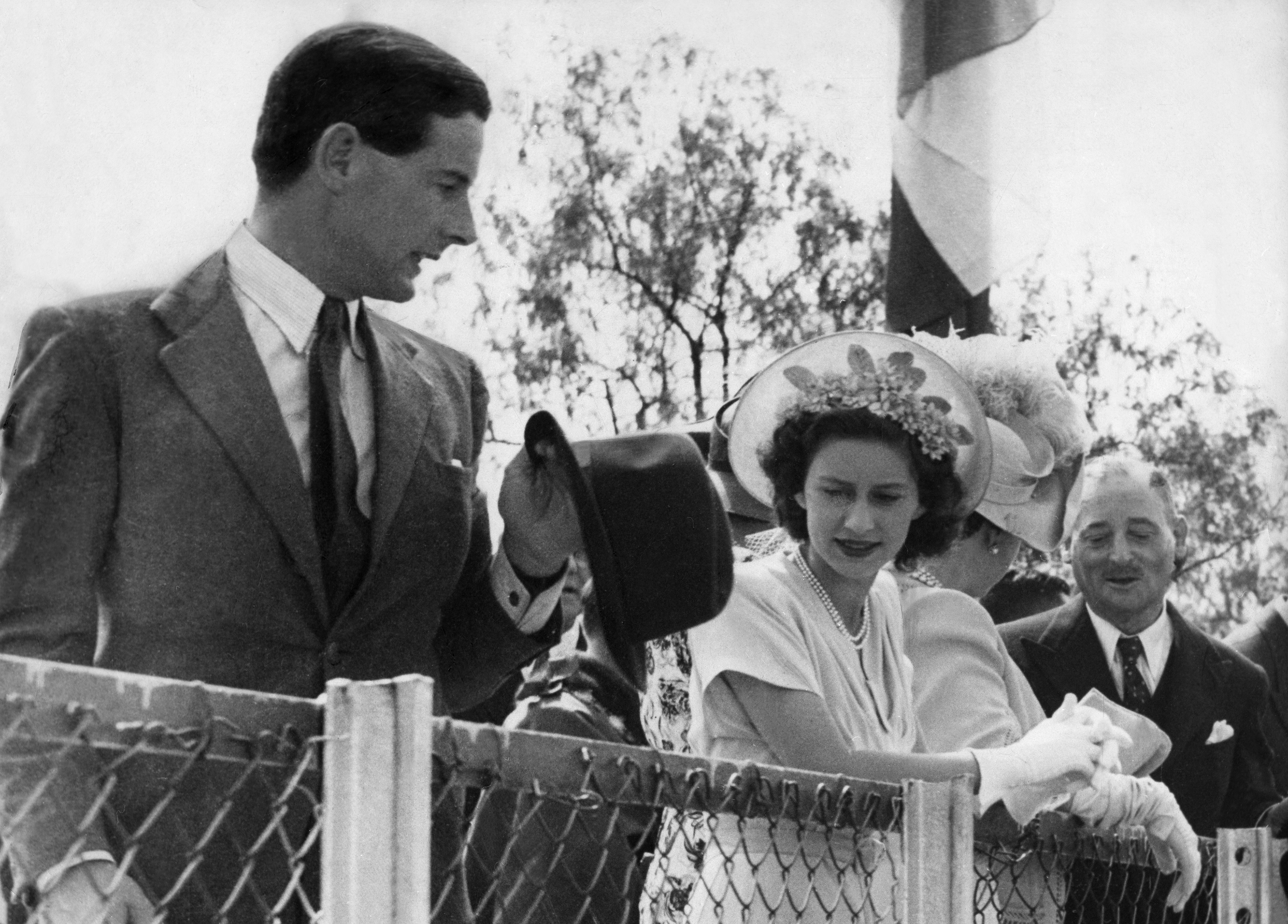 Margaret Rose, Prinzessin - Graefin von Snowdon, GB/ mit Peter Townsend