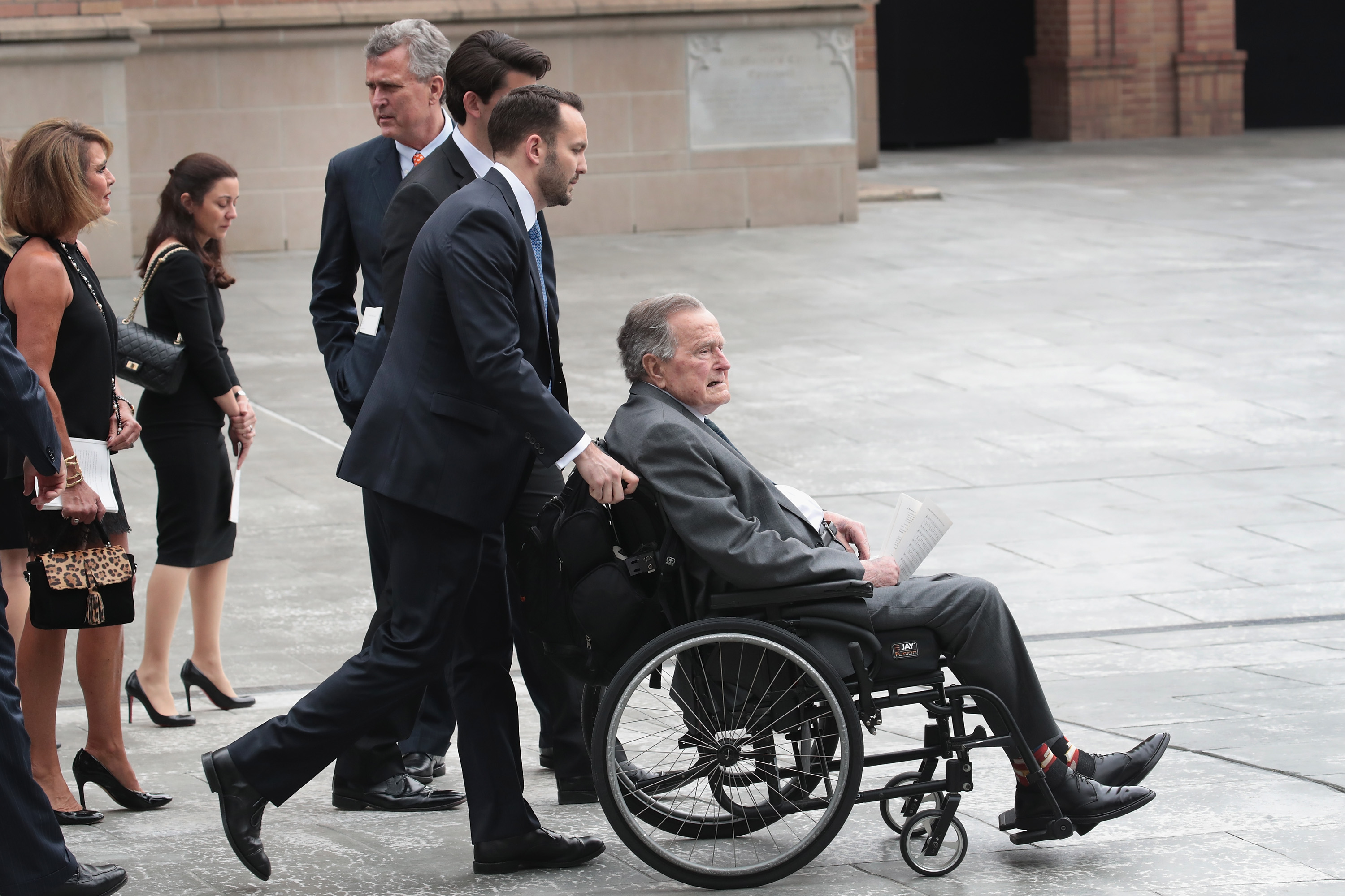 Mourners, Including Former Presidents, Attend Funeral For Barbara Bush