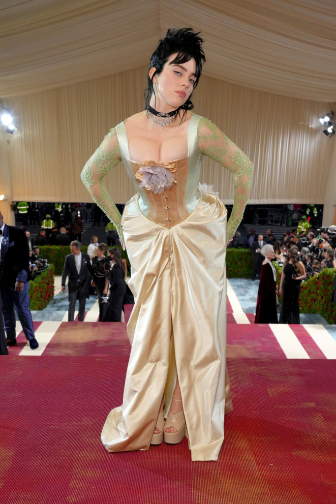 Billie Eilis attends the Met Gala