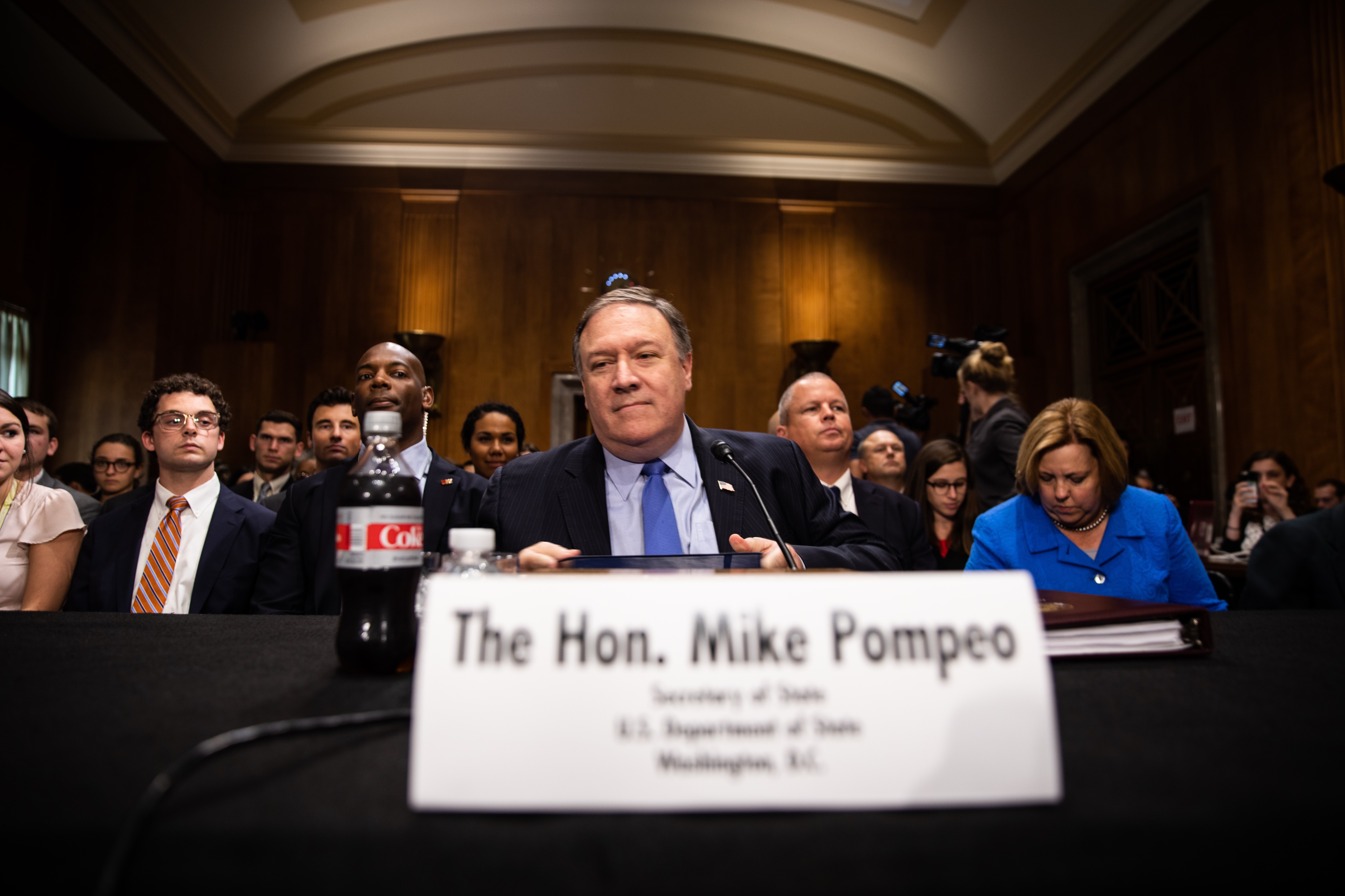 U.S. Secretary Of State Mike Pompeo Testifies Before The Senate Foreign Relations Committee