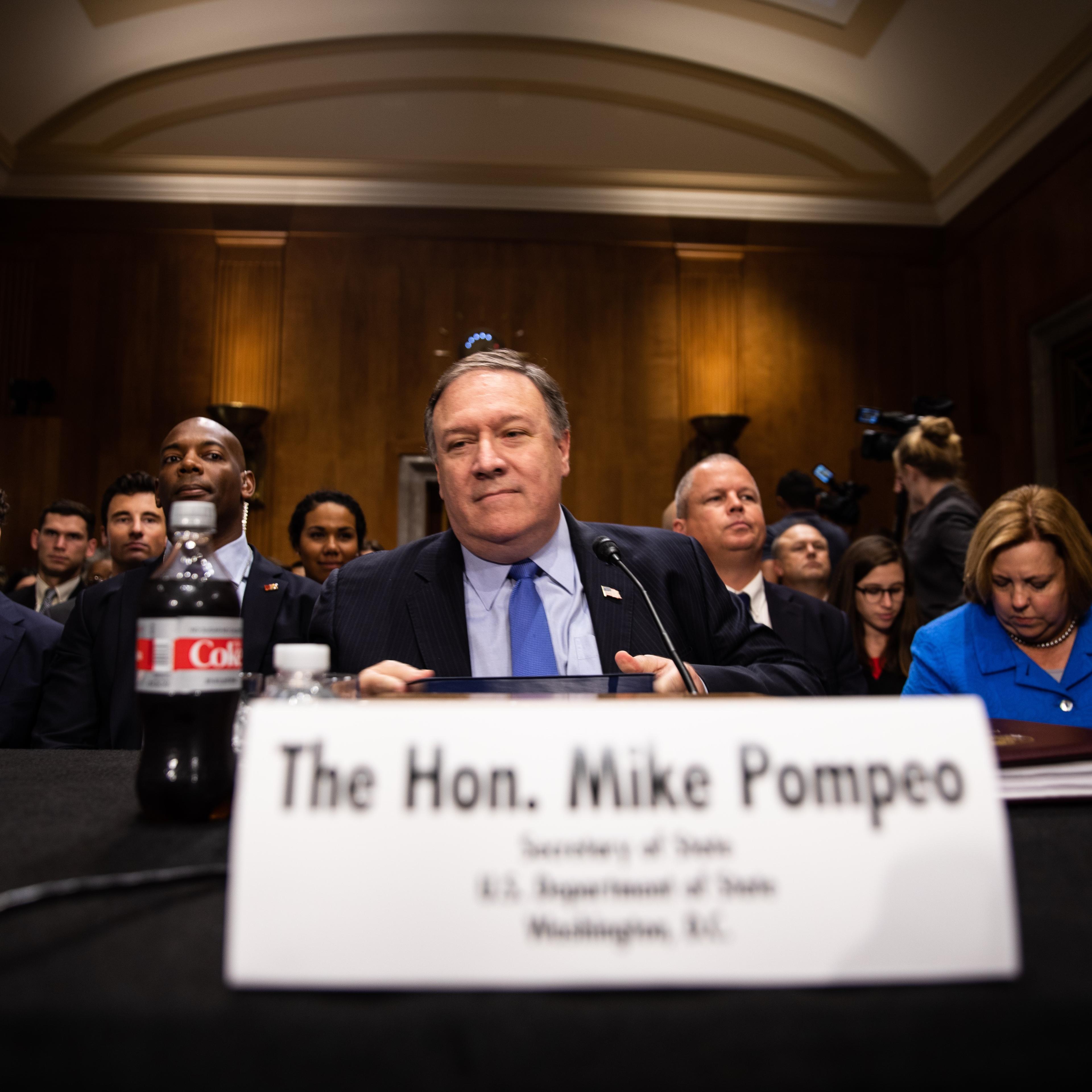 U.S. Secretary Of State Mike Pompeo Testifies Before The Senate Foreign Relations Committee