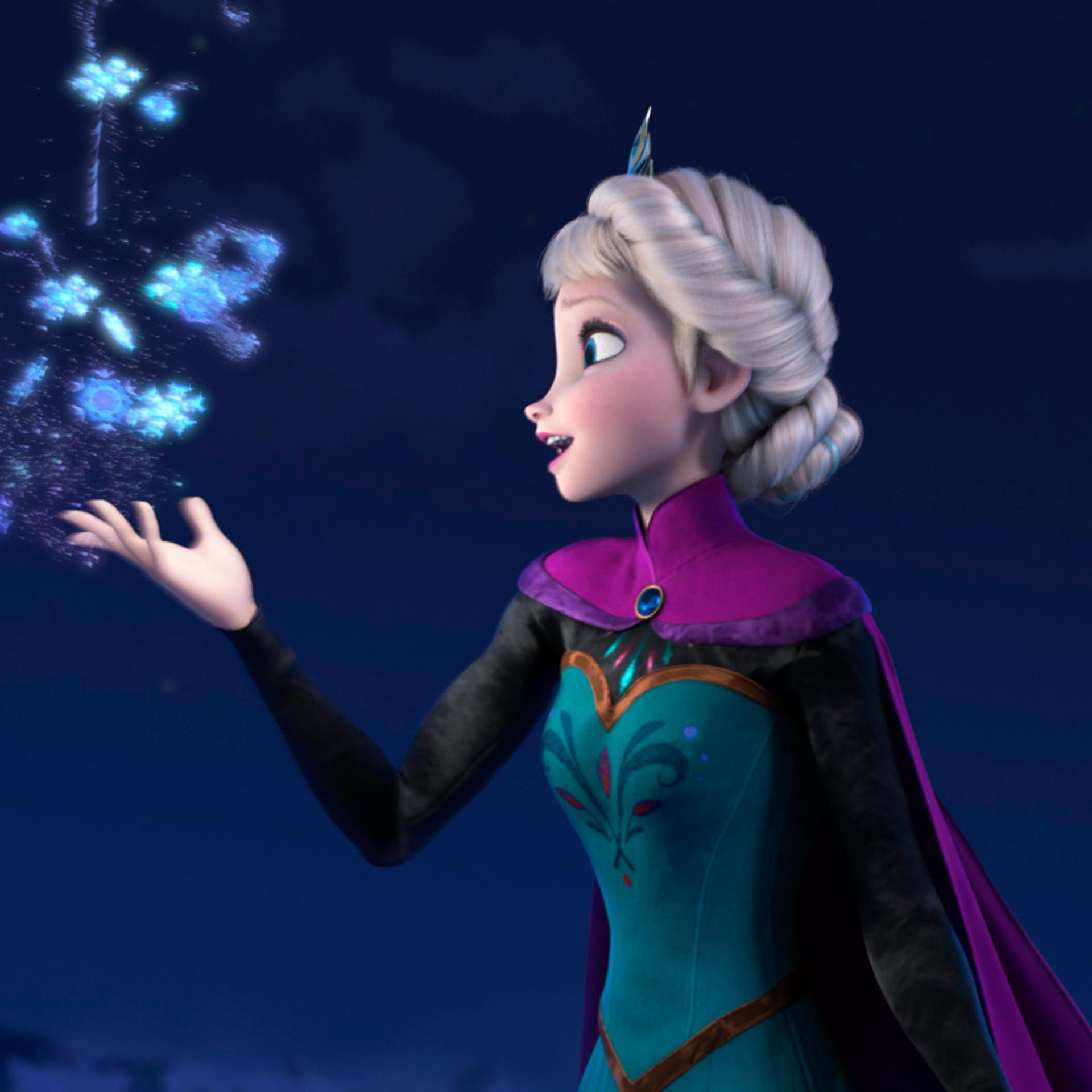 Elsa the Snow Queen from Disney's "Frozen."