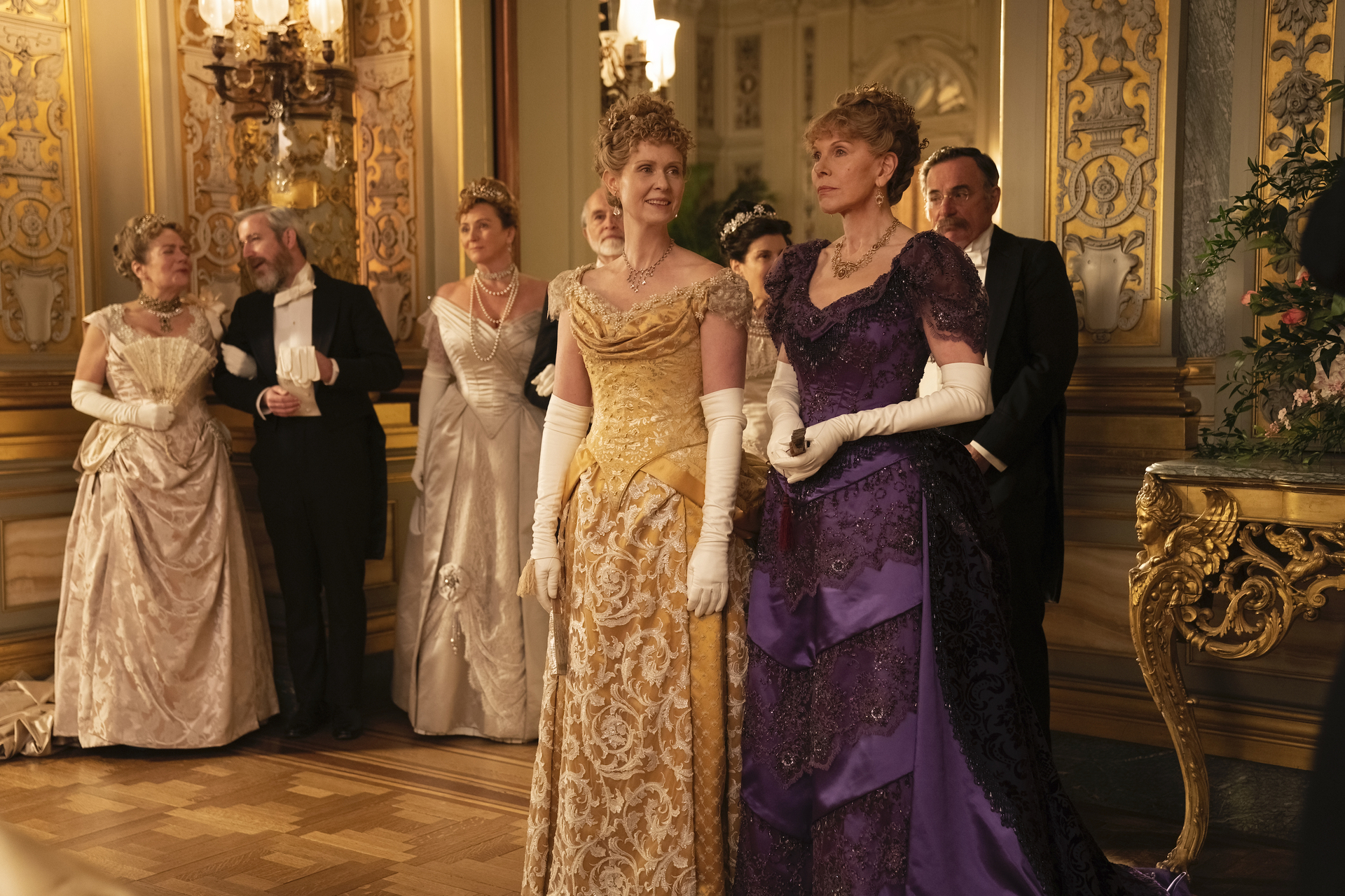 Cynthia Nixon and Christine Baranski in <i>The Gilded Age</i>