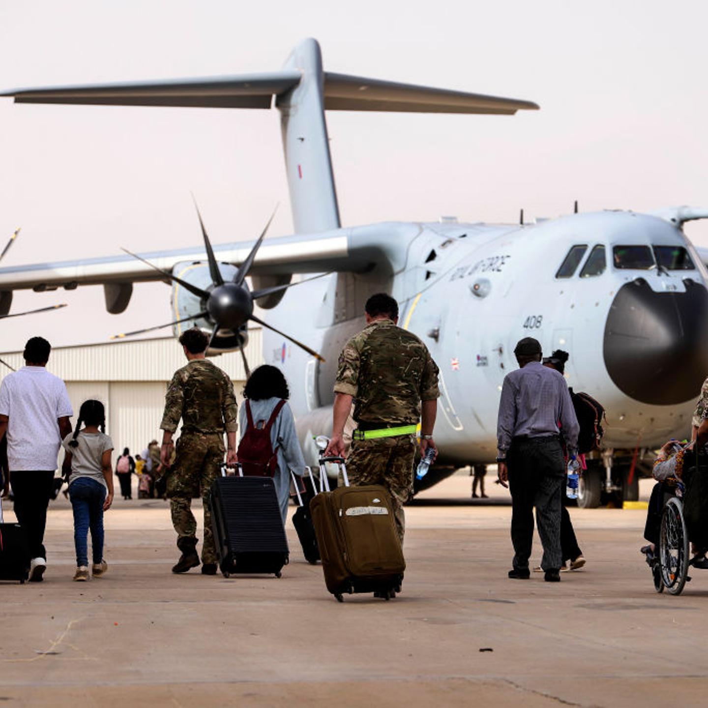 UK Government Continues Efforts To Evacuate British Nationals From Sudan