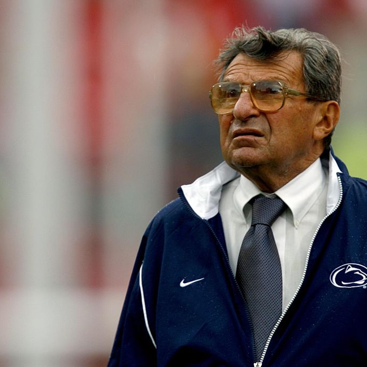 Joe Paterno, head coach of the Penn State Nittany Lions, looks on against the Ohio State Buckeyes on Sept. 23, 2006 in Columbus, Ohio.
