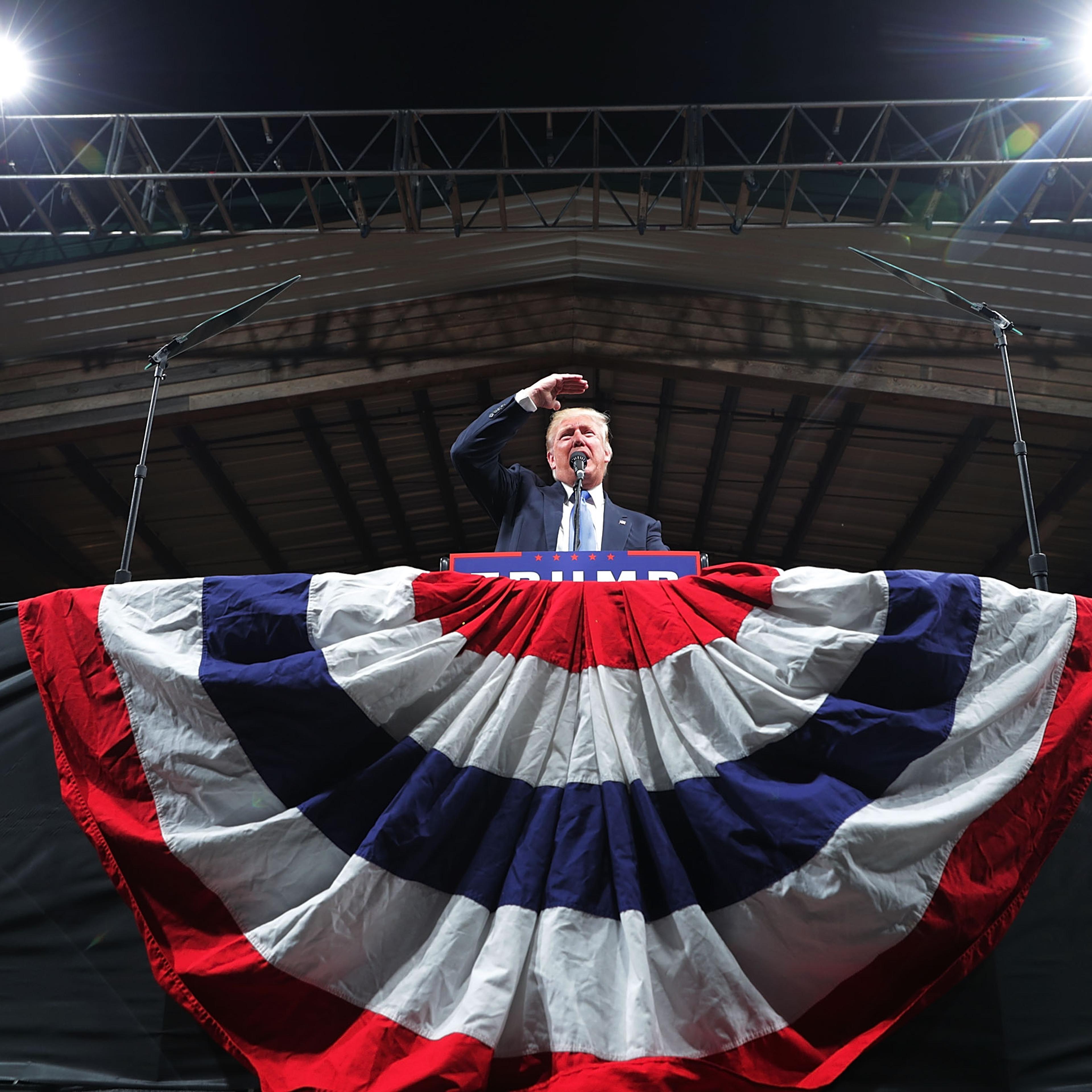 Donald Trump Campaigns In North Carolina Ahead Of Election