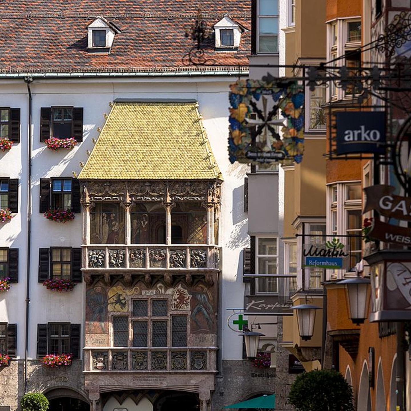 Golden Roof in Innsbruck, Austrian Tyrol
