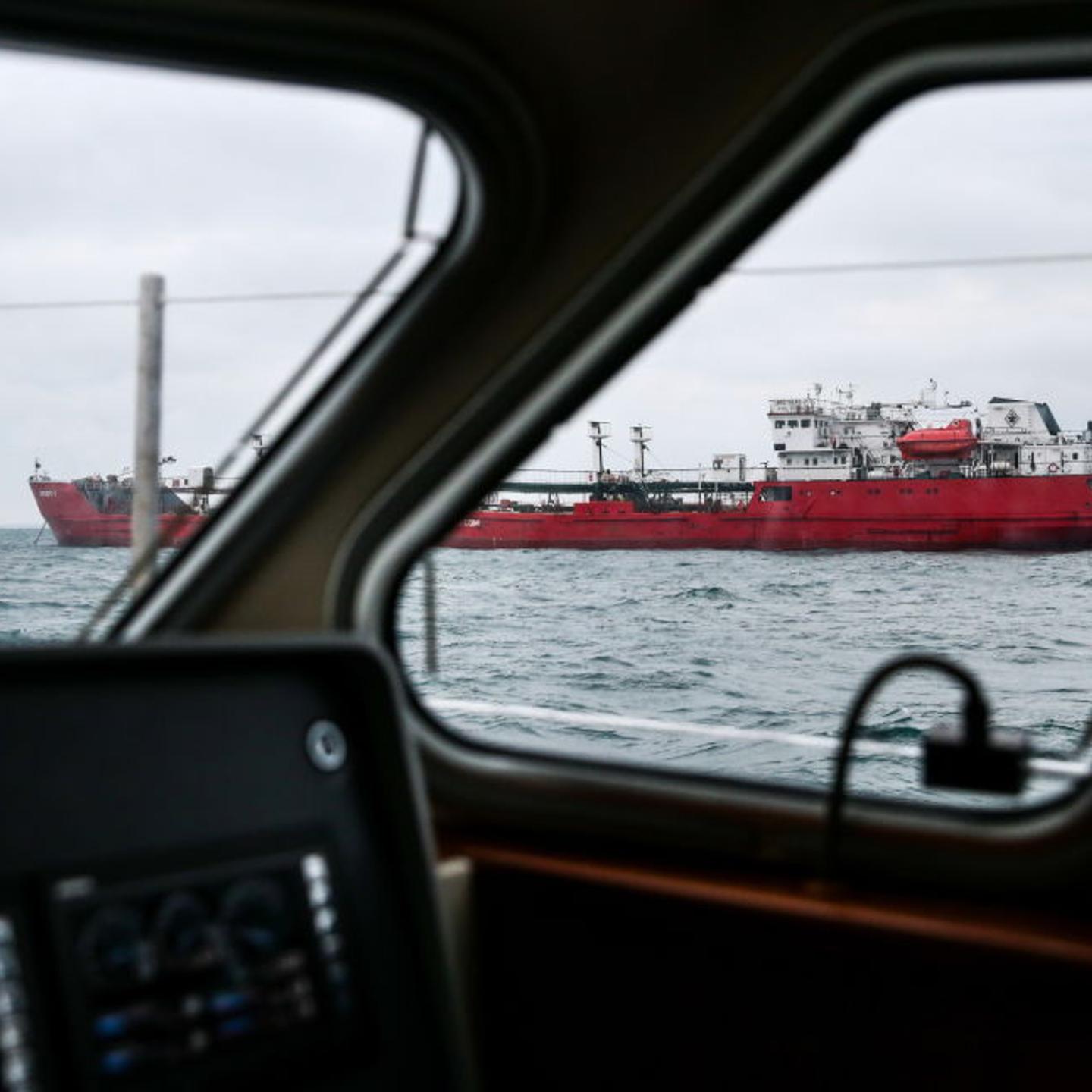 Coast guard of Russian Federal Security Service in Kerch Strait, Crimea