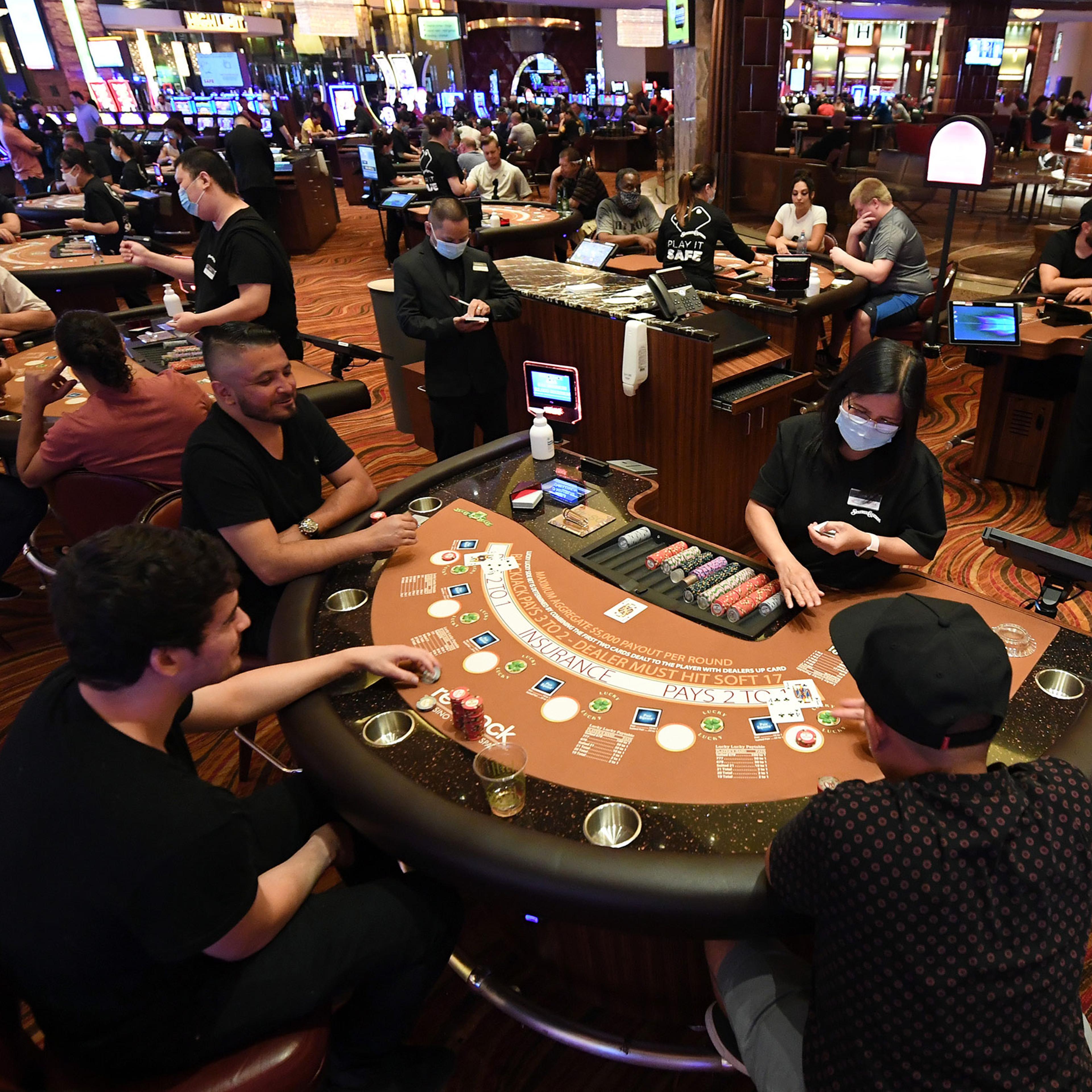 Nevada Casinos Reopen For Business After Closure For Coronavirus Pandemic