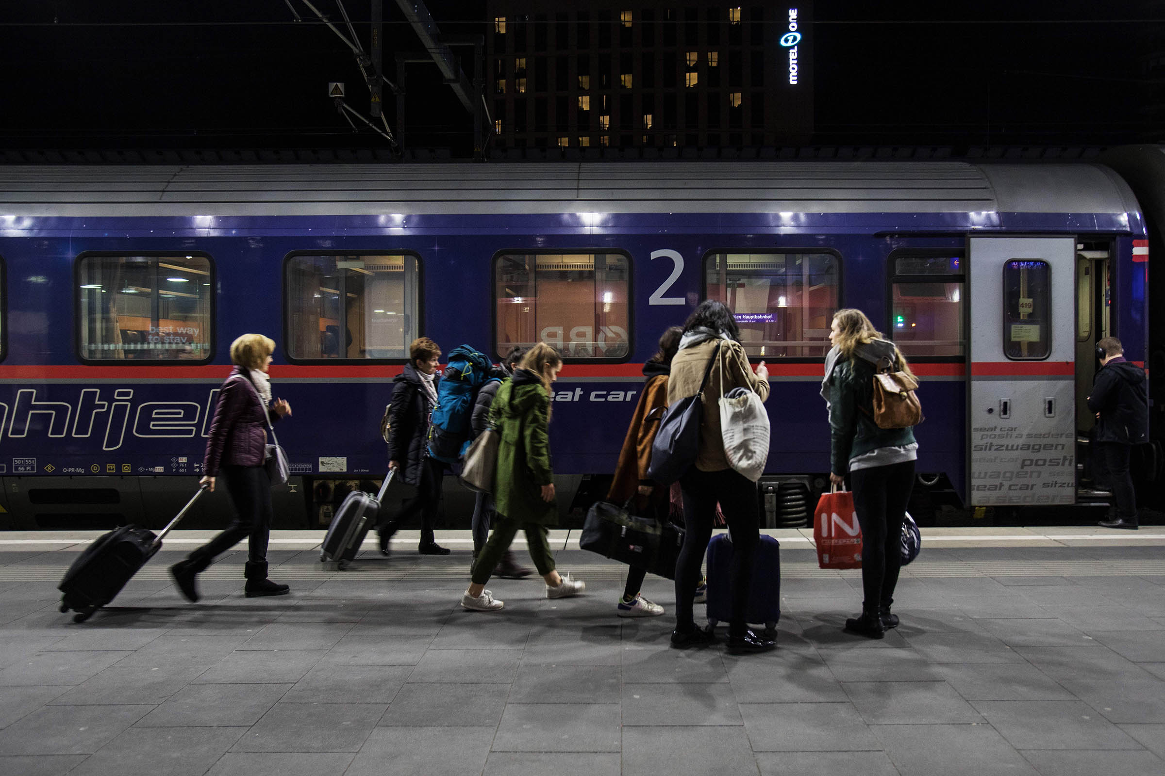 AUSTRIA-TRANSPORTATION-TRAIN-NIGHTJET