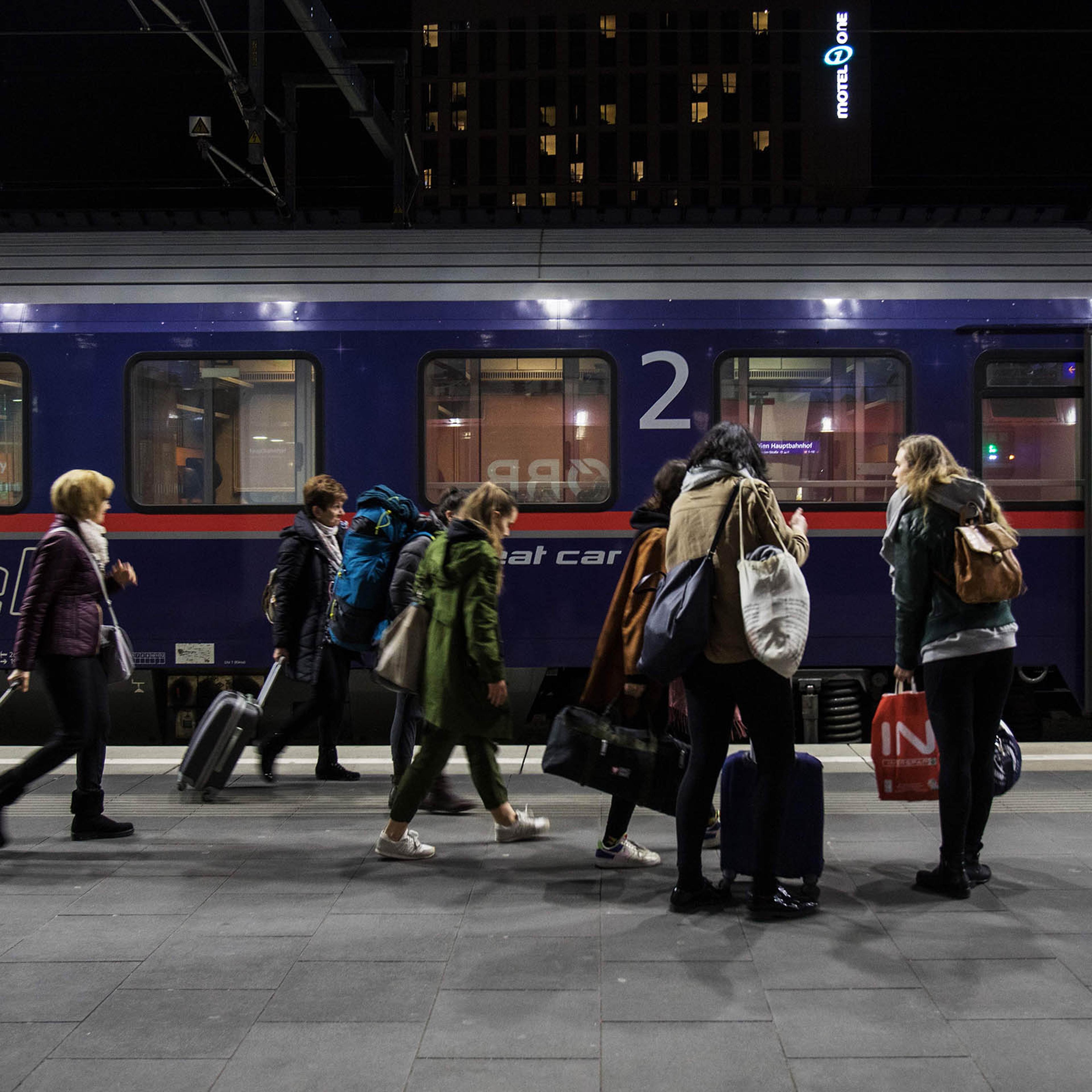 AUSTRIA-TRANSPORTATION-TRAIN-NIGHTJET