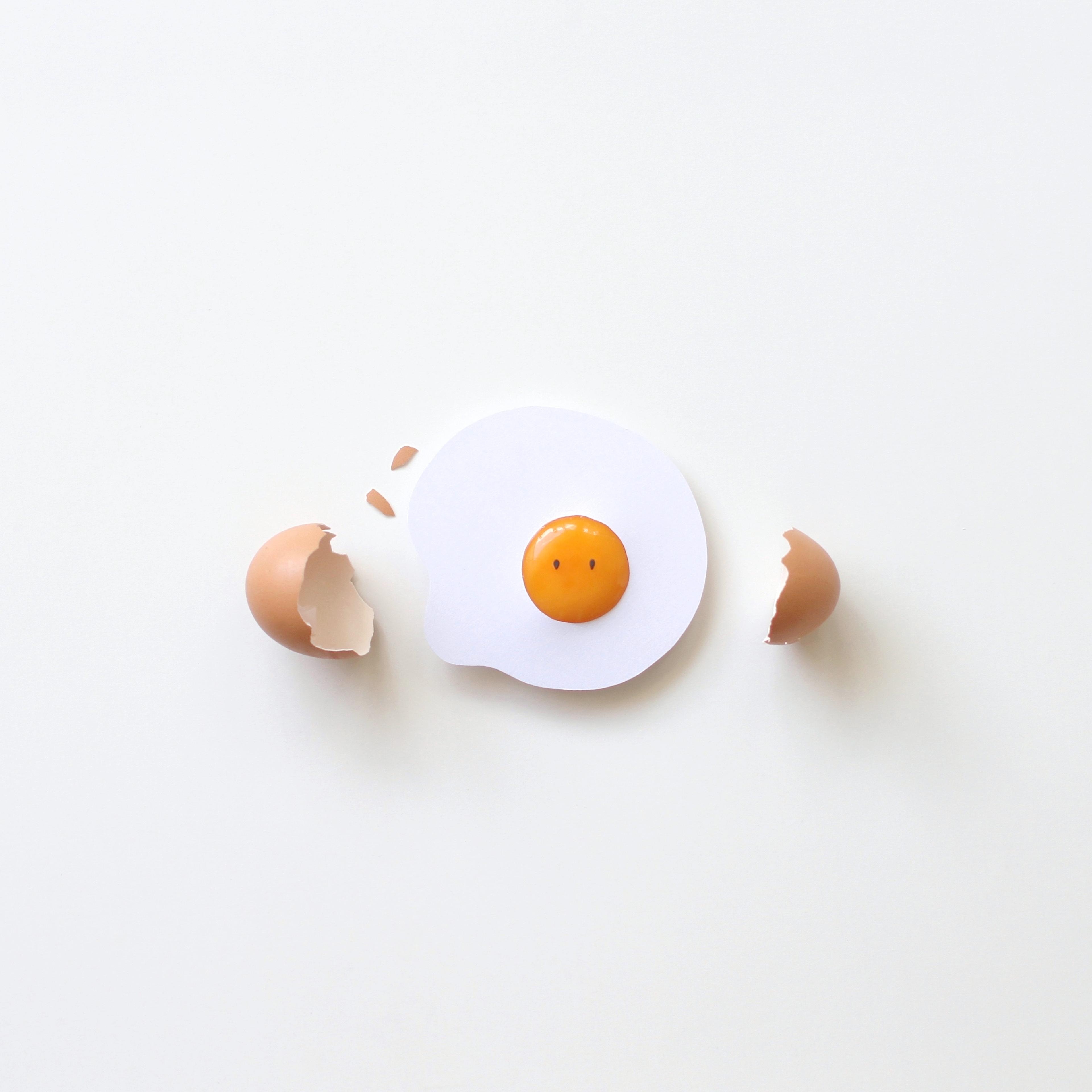 Cconceptual cracked egg