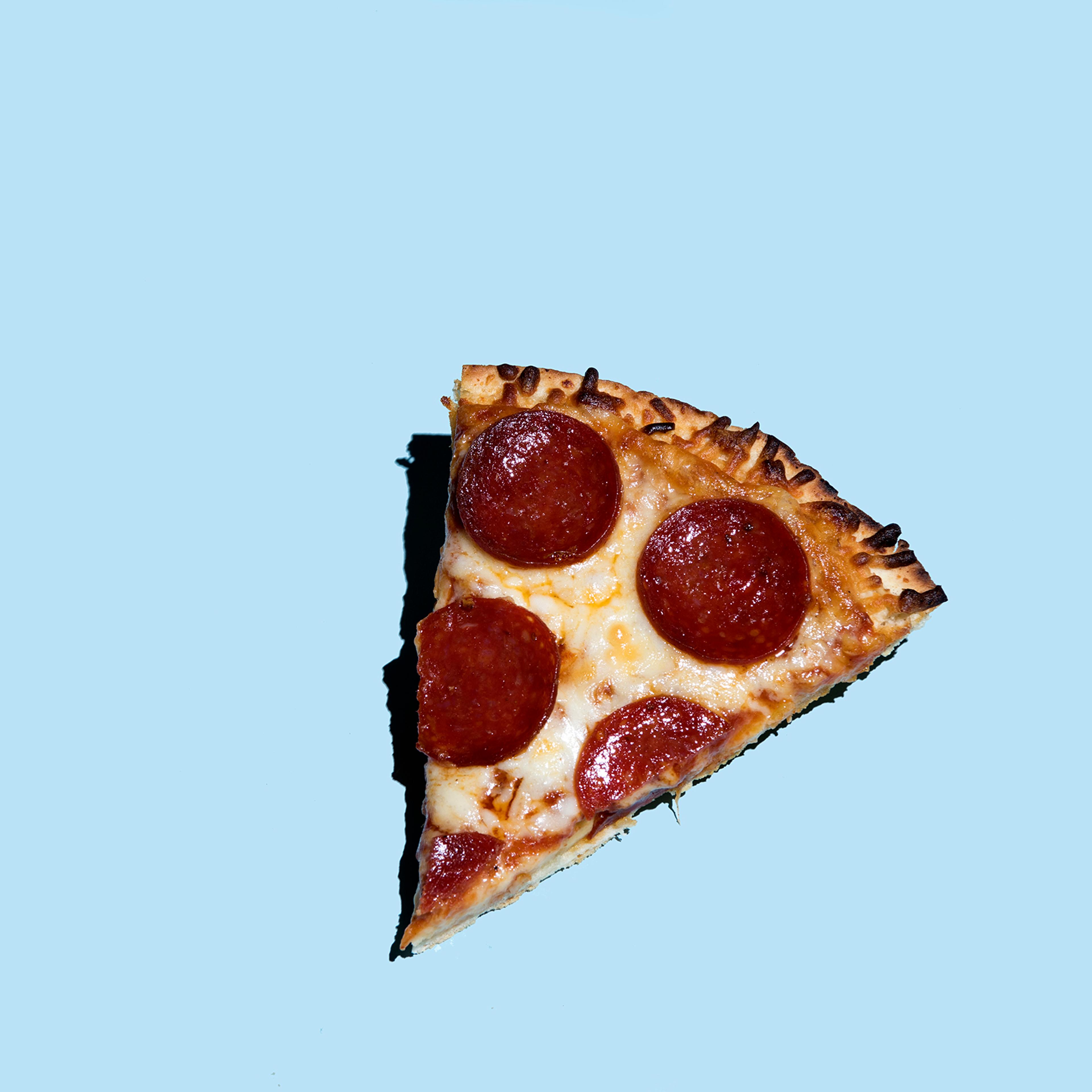pizza-slice-pepperoni-cheese-junk-food-diet-health-motto-stock