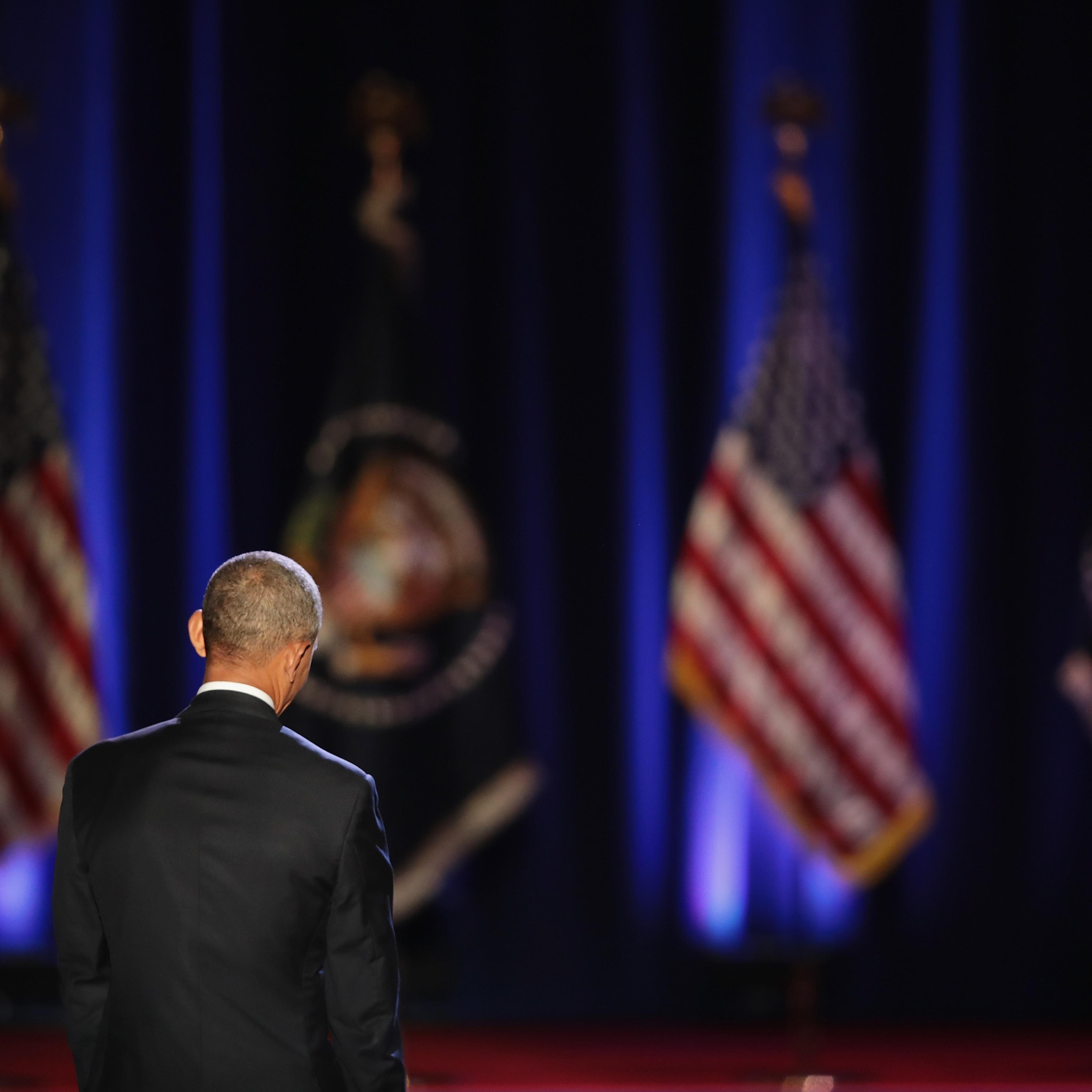 President Obama Delivers Farewell Address In Chicago