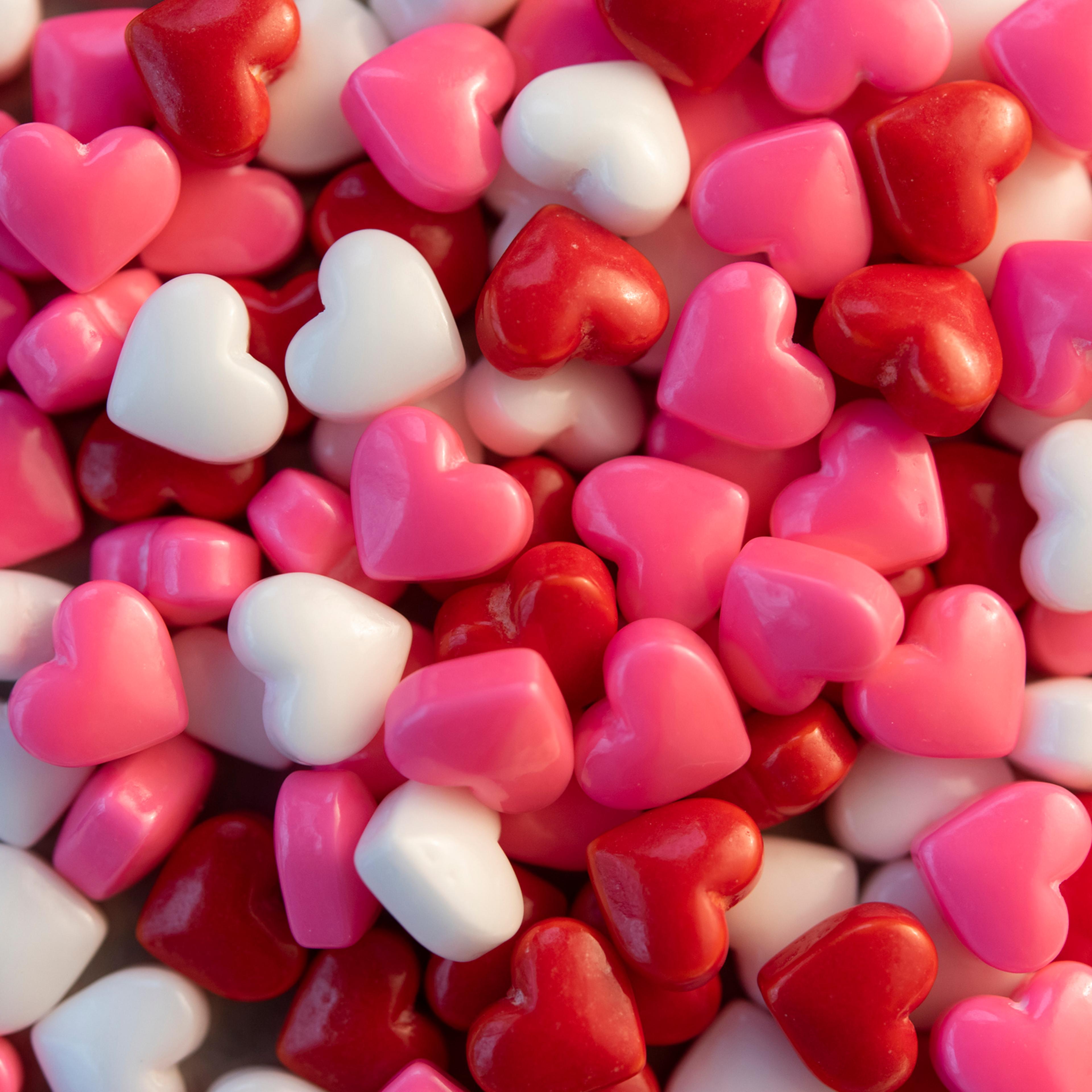 Heart shaped candy