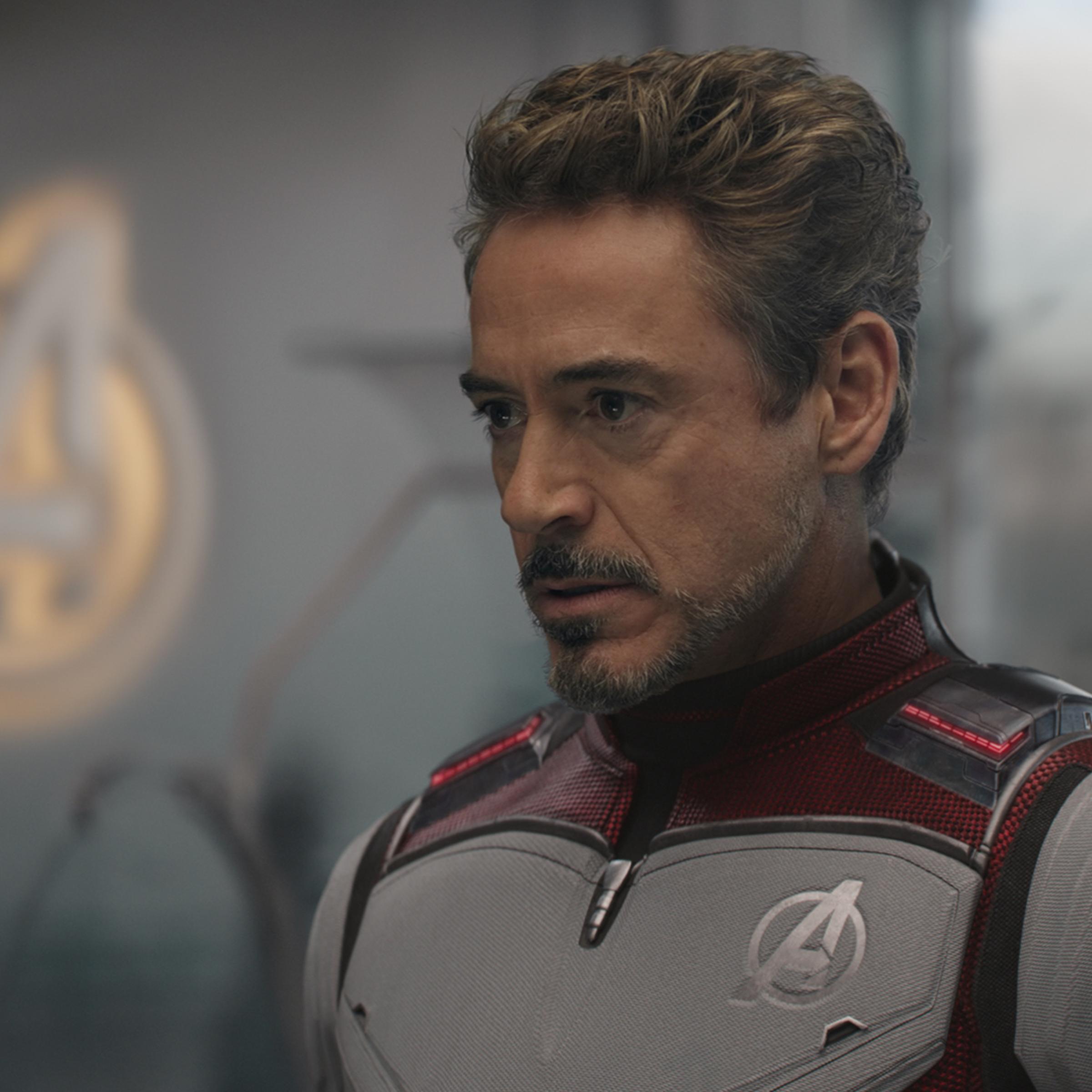 Tony Stark aka Iron Man in Avengers Endgame
