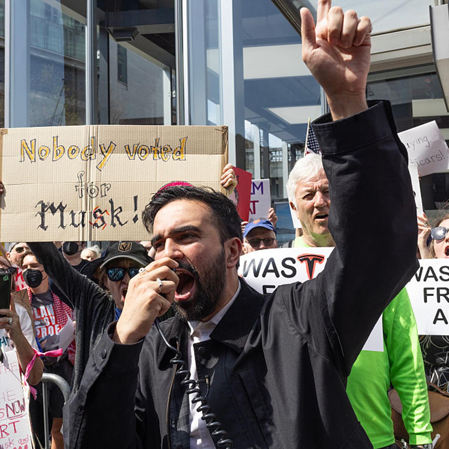New York City Tesla demonstrations continue