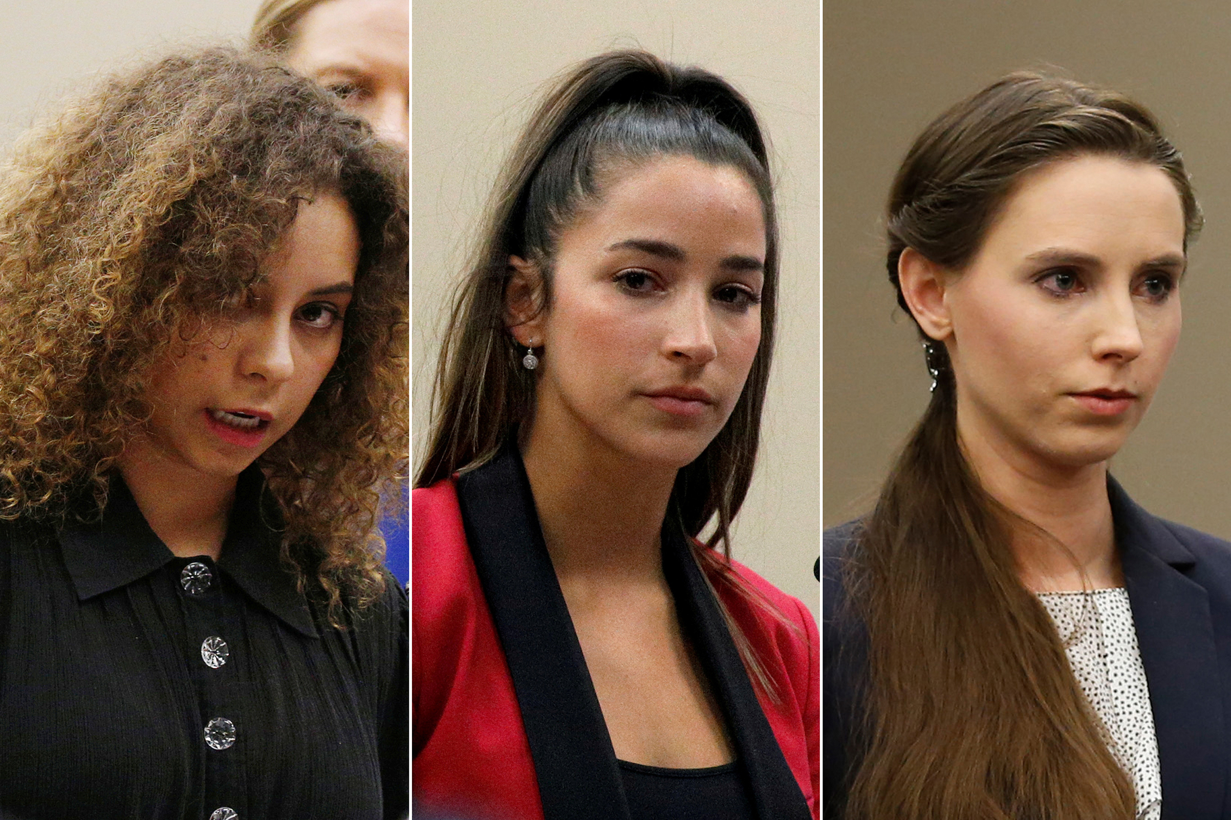 USA gymnastics Larry Nassar Mattie Larson Aly Raisman Rachael Denhollander.