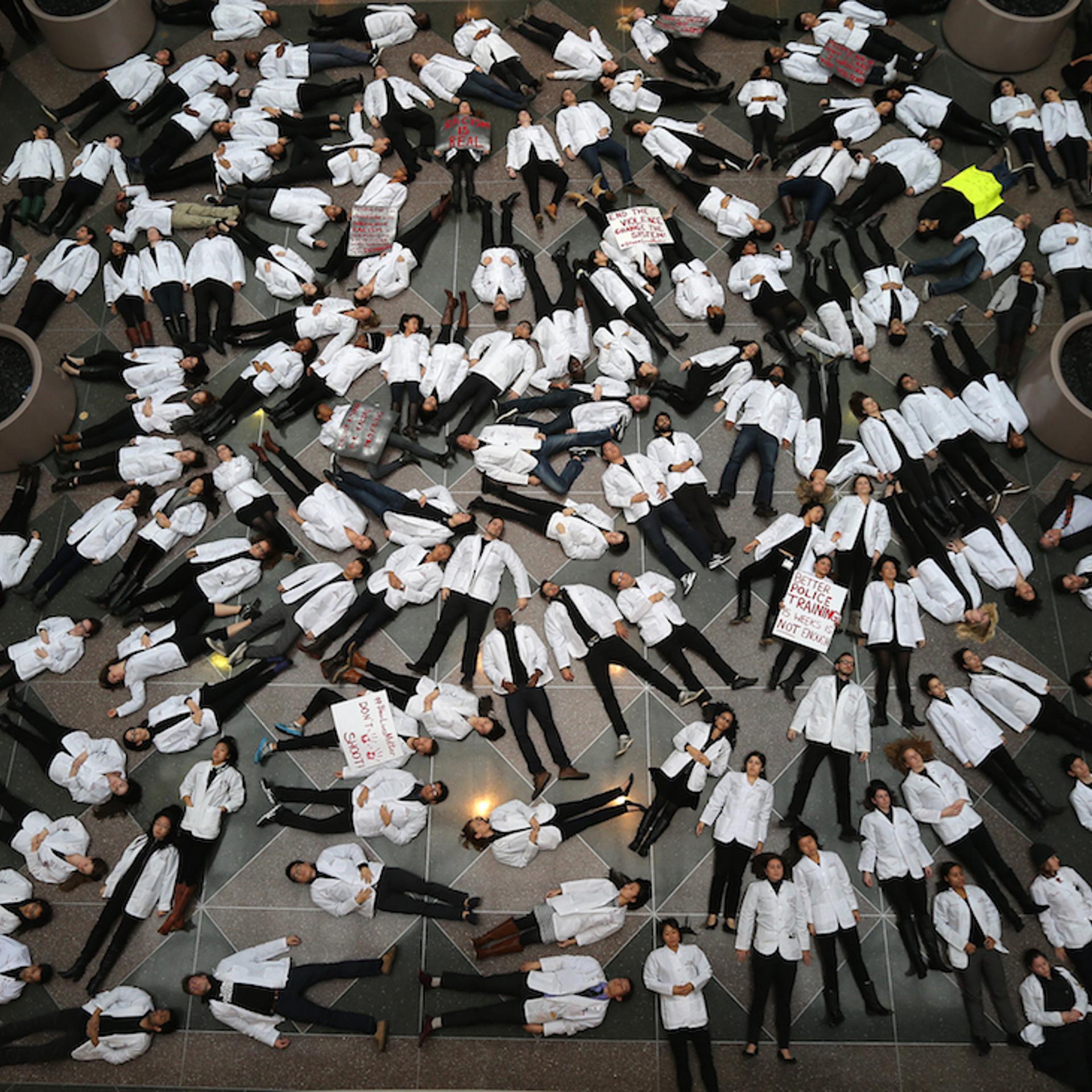 Harvard Students Stage 'Die-in' To Protest Ferguson, NYC Cases