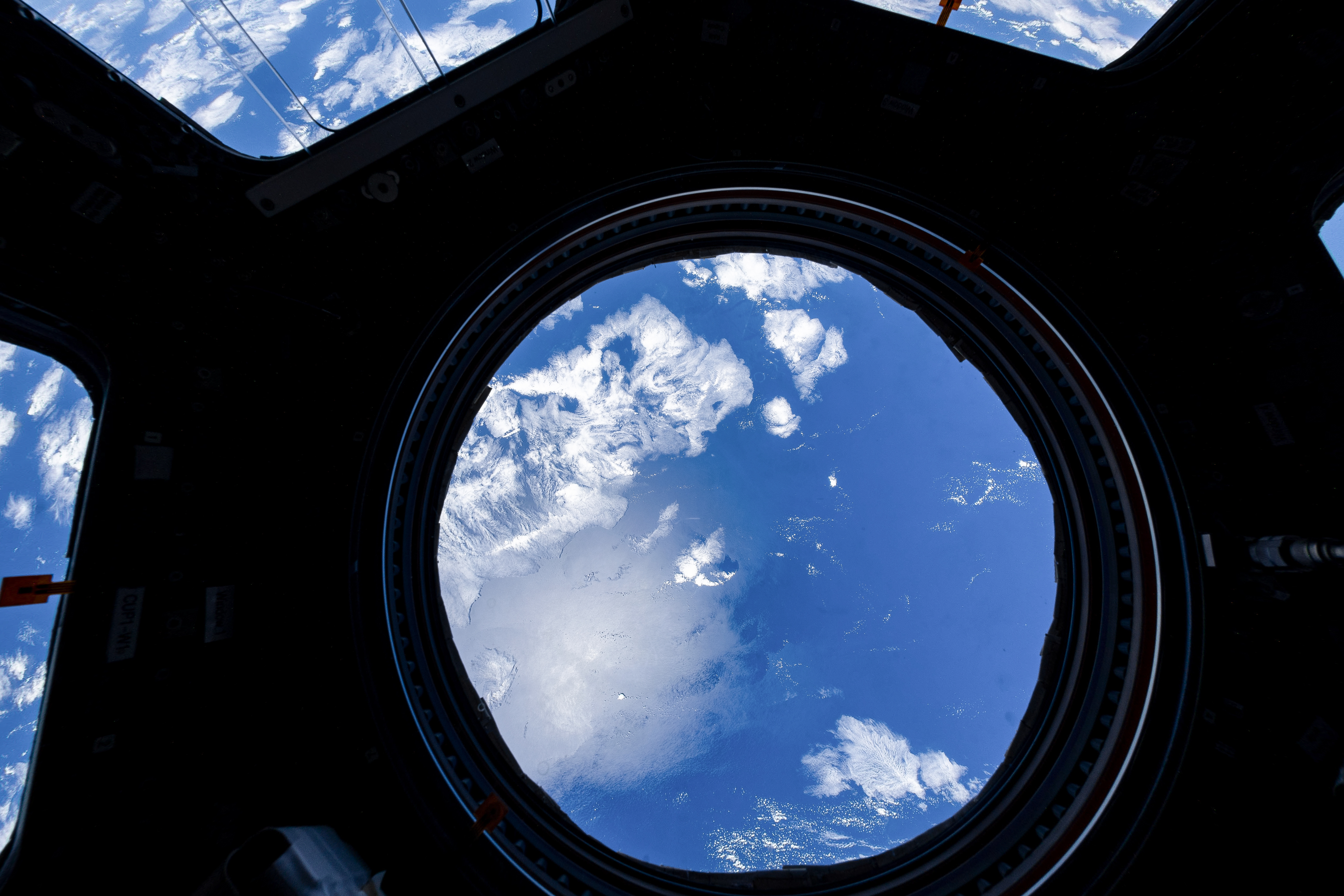 Detail of Planet Earth seen from the ISS, Digital Enhancement