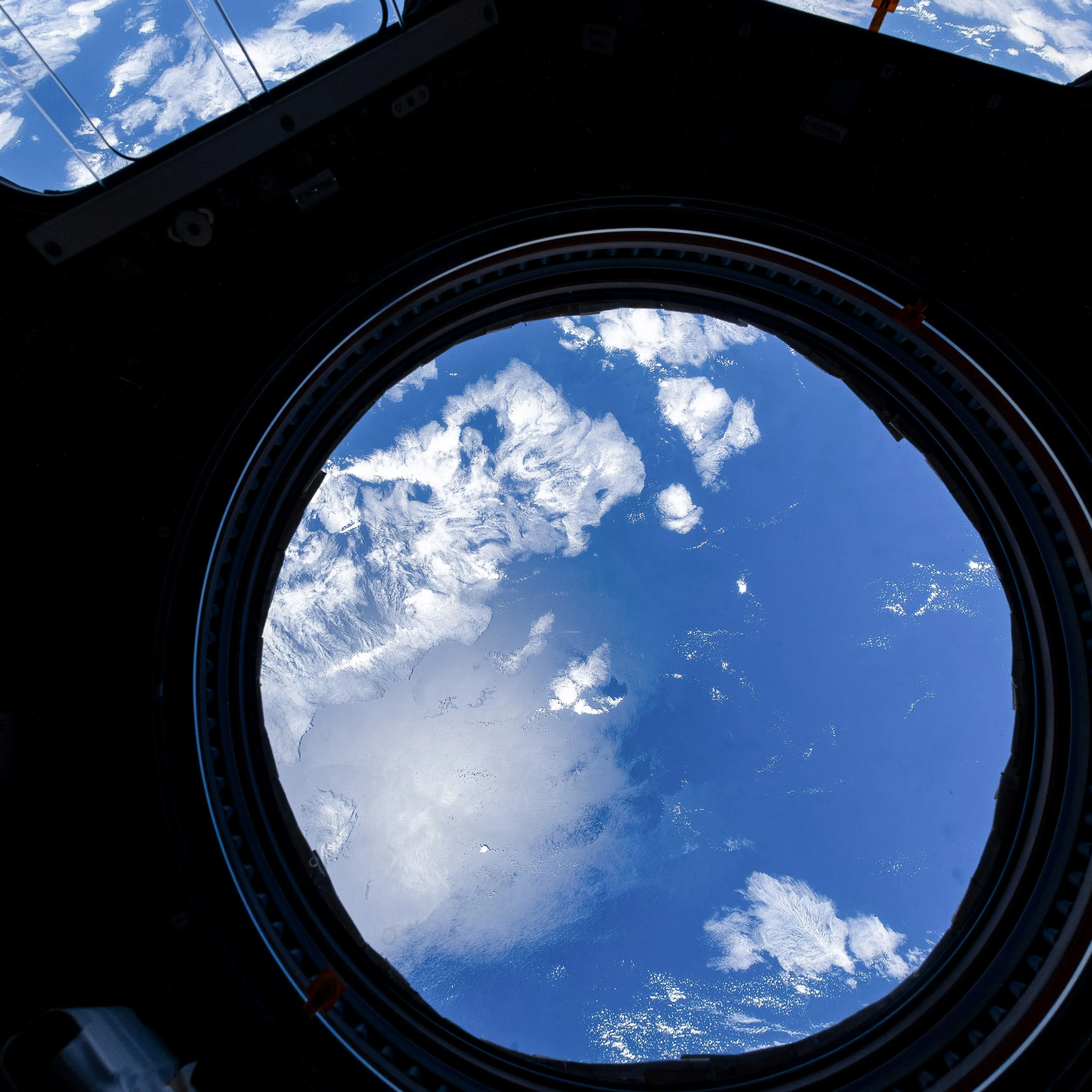 Detail of Planet Earth seen from the ISS, Digital Enhancement