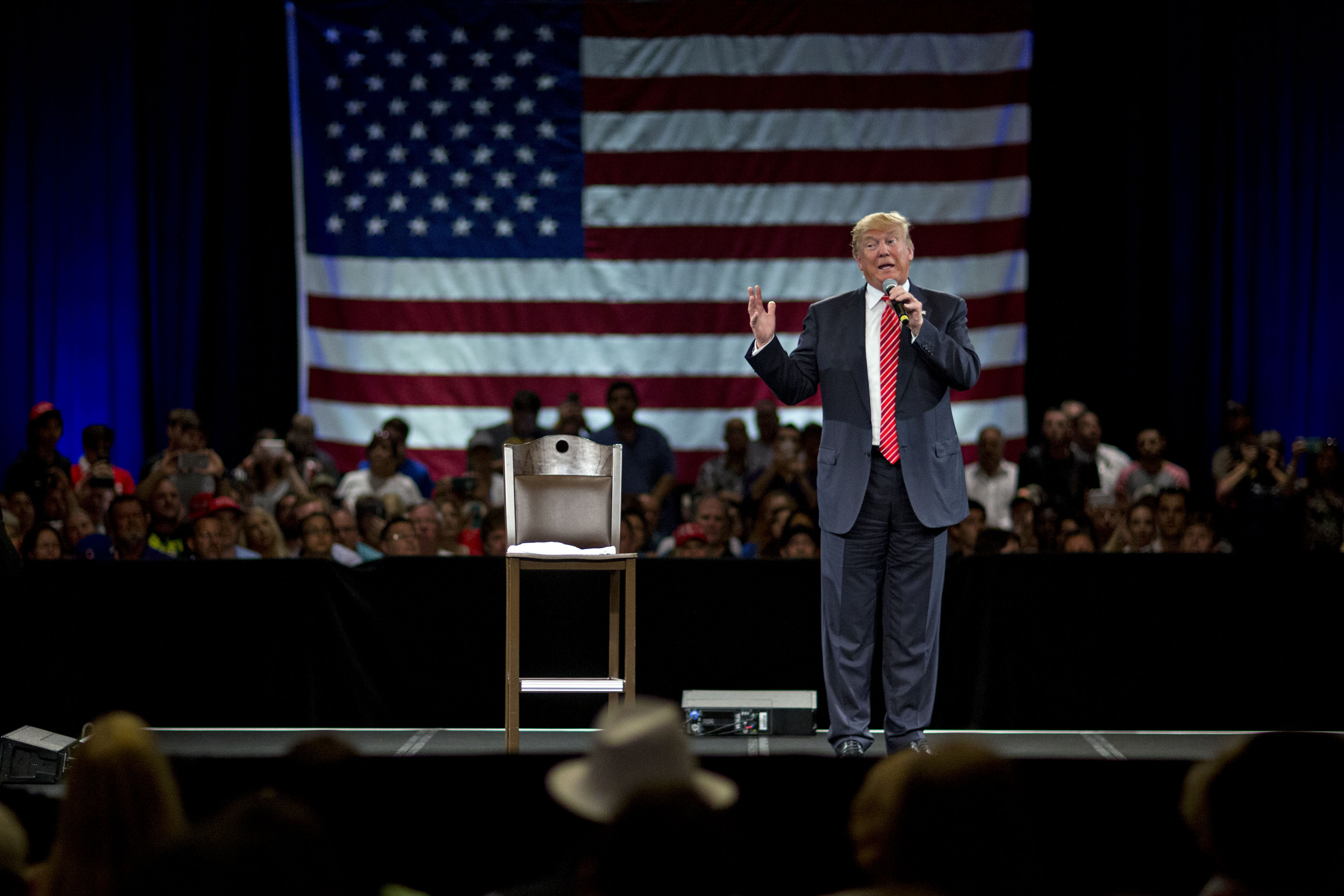 Presidential Candidate Donald Trump Holds Florida Town Hall Event