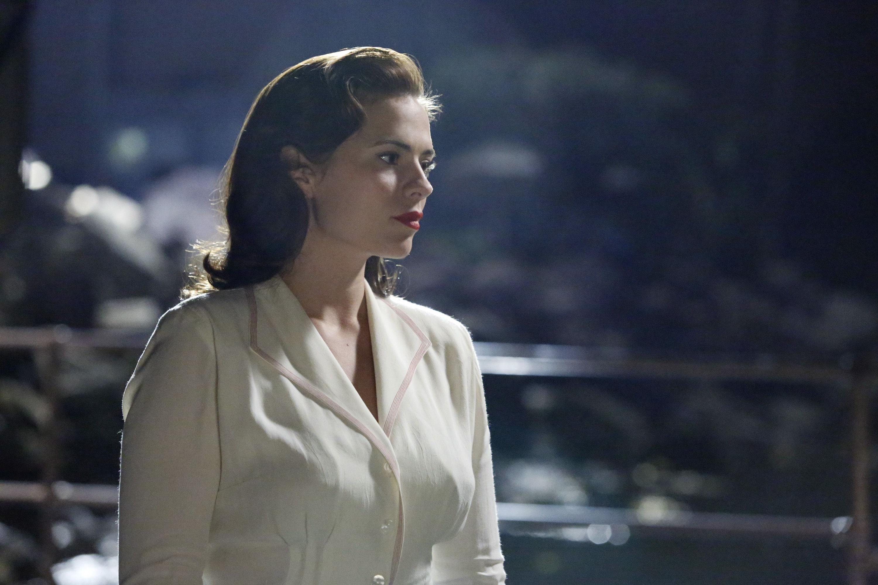 Atwell as Peggy Carter in Agent Carter.