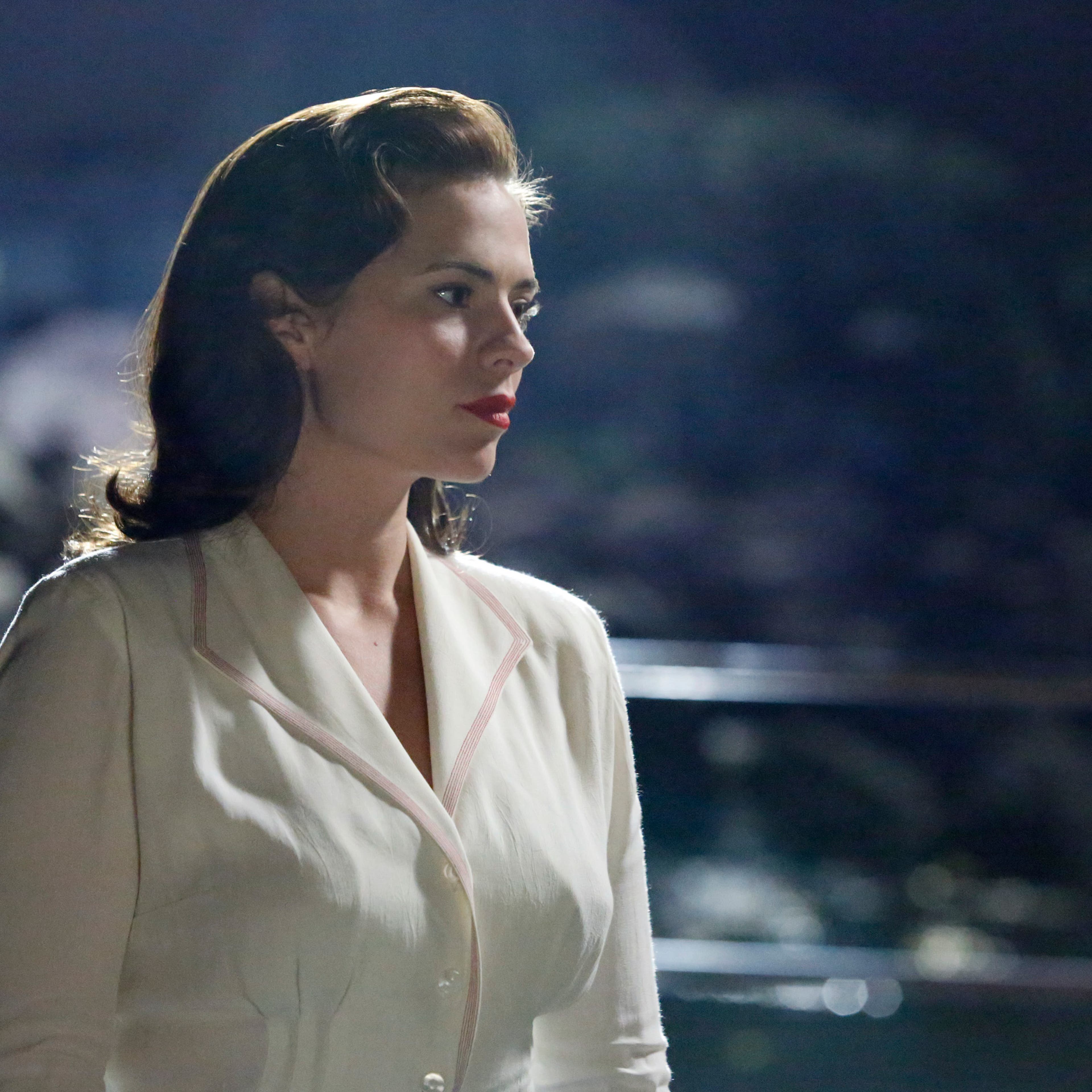 Atwell as Peggy Carter in Agent Carter.