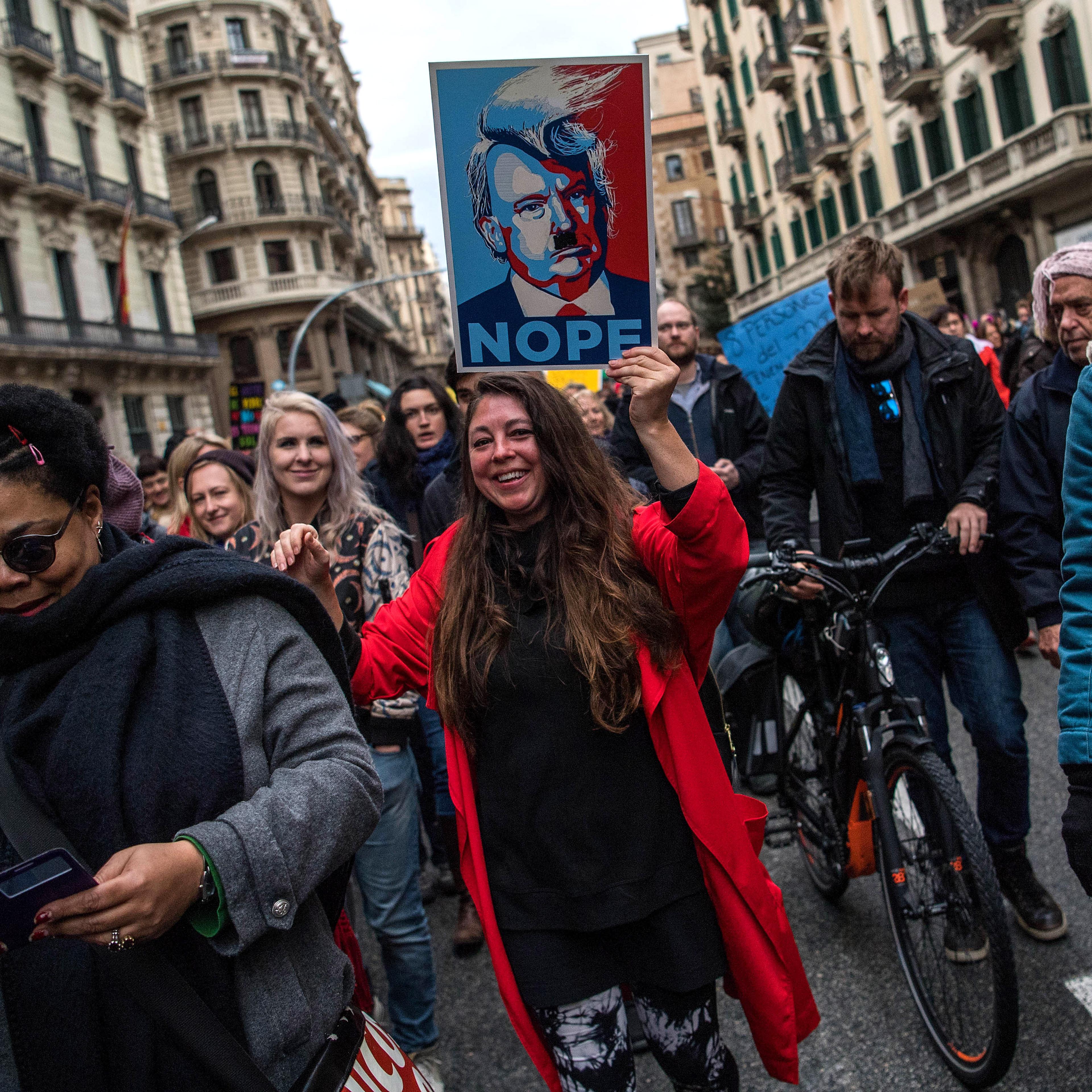 Women's March In Barcelona