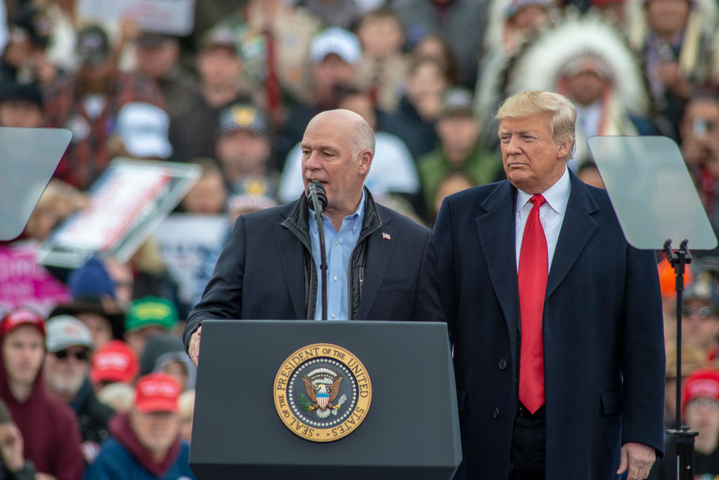 Donald Trump holds MAGA rally with Rep. Greg Gianforte