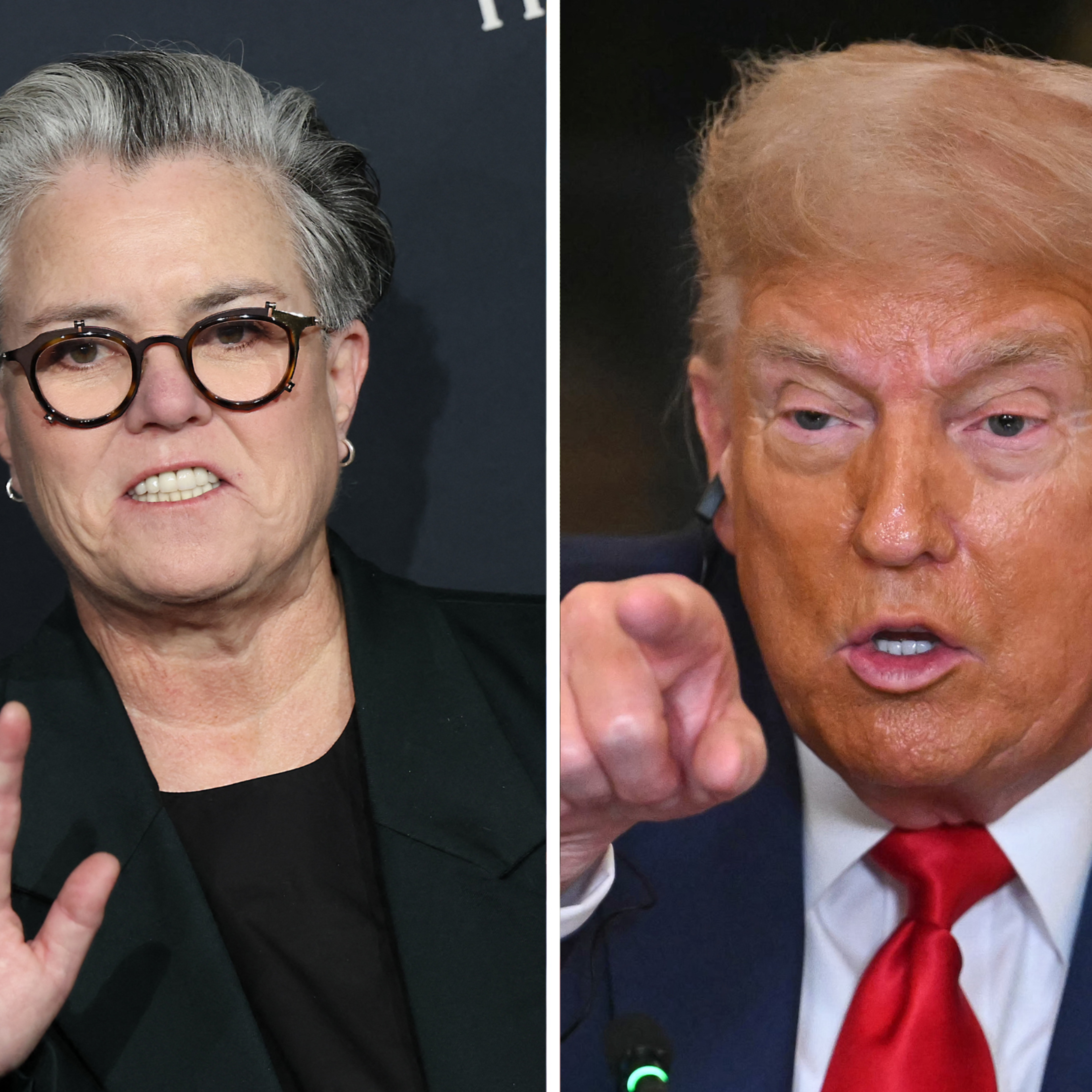 Rosie O'Donnell has responded to her long-time sparring partner President Donald Trump's renewed threat to revoke her U.S. citizenship.