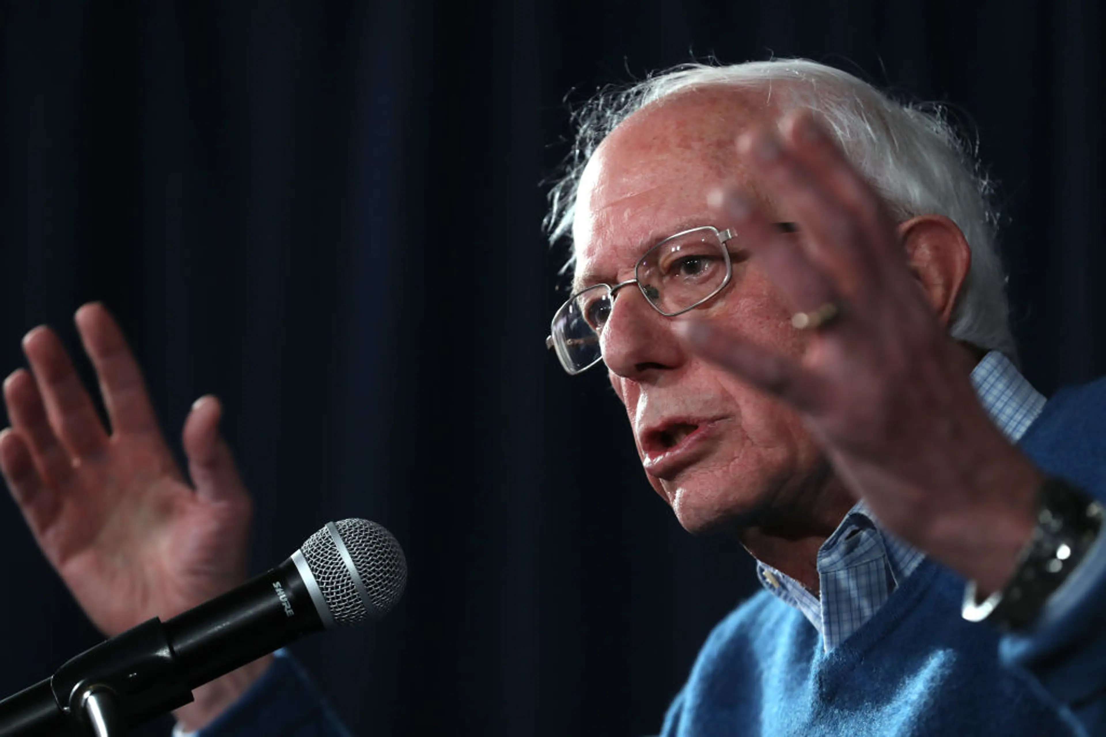 Bernie Sanders meme pile on commemced