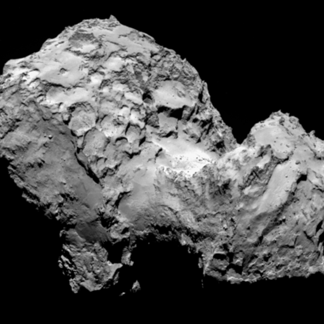 Behind the veil: Comet 67P—like all comets—is a lot less glamorous without its tail