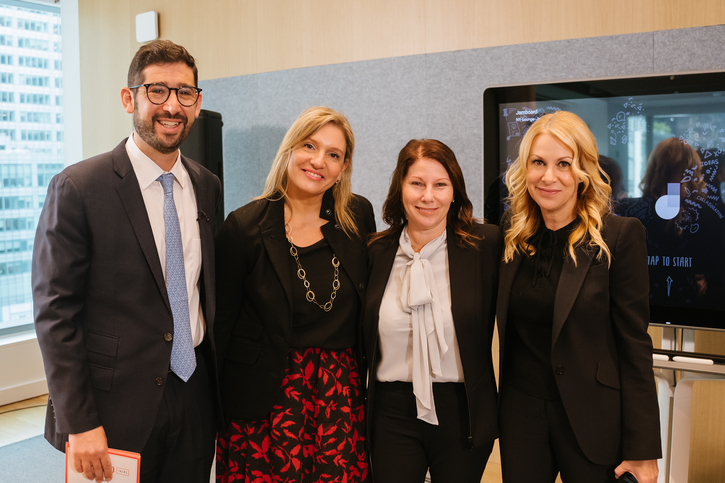 TIME Editor-in-Chief Sam Jacobs (L), Janet Balis, Cheryl Guerin and TIME CEO Jessica Sibley