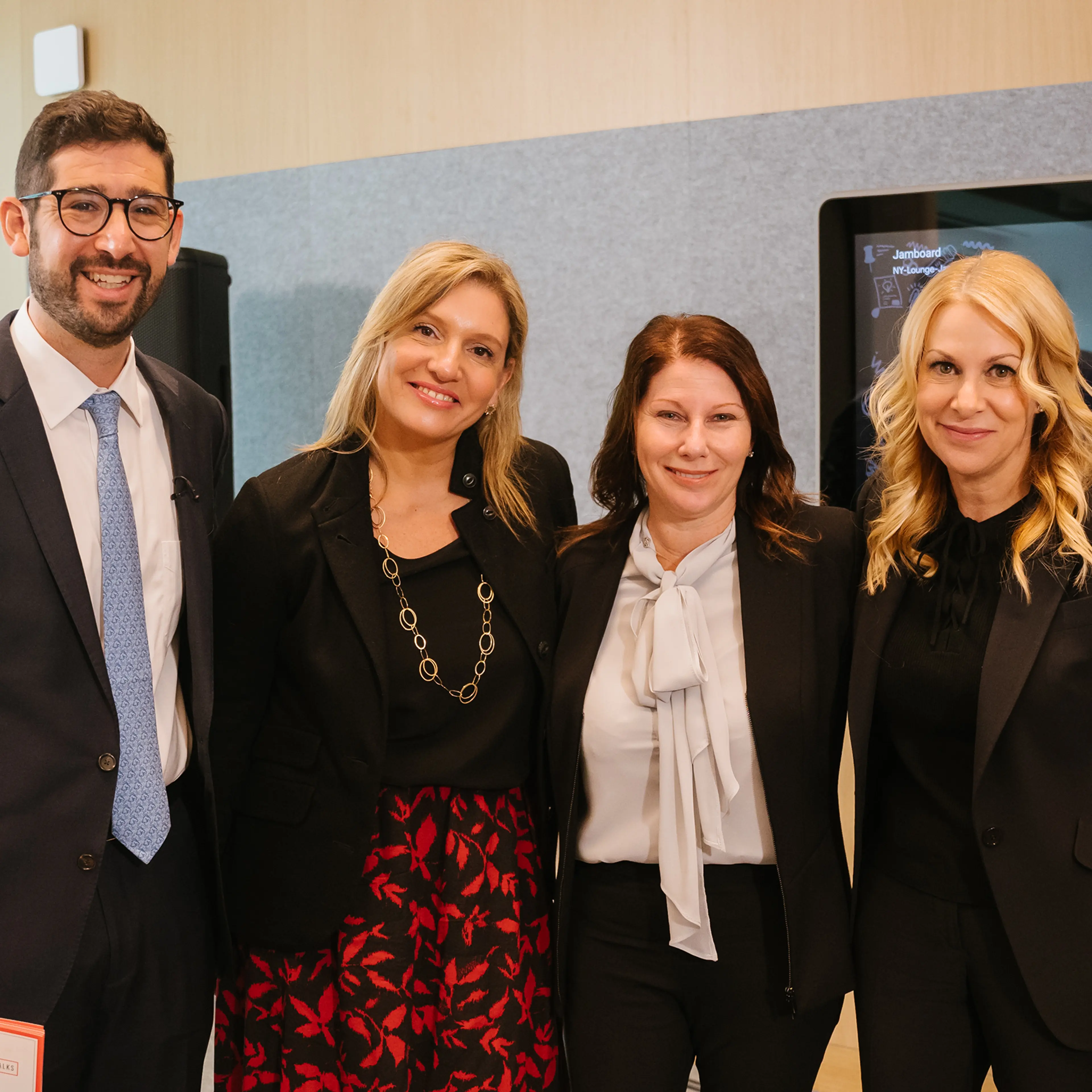 TIME Editor-in-Chief Sam Jacobs (L), Janet Balis, Cheryl Guerin and TIME CEO Jessica Sibley