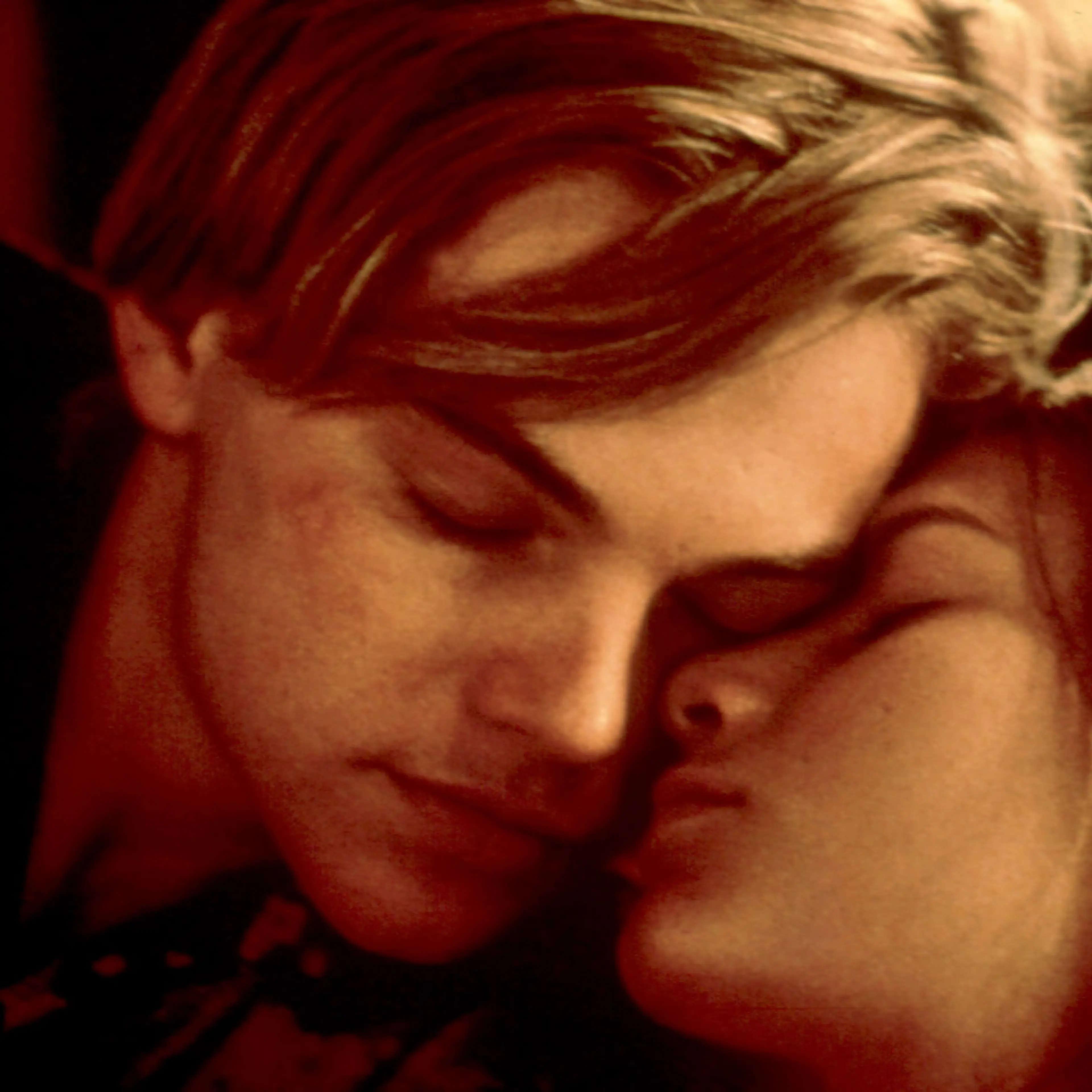 ROMEO AND JULIET, Leonardo Di Caprio, Claire Danes, 1996, nuzzling