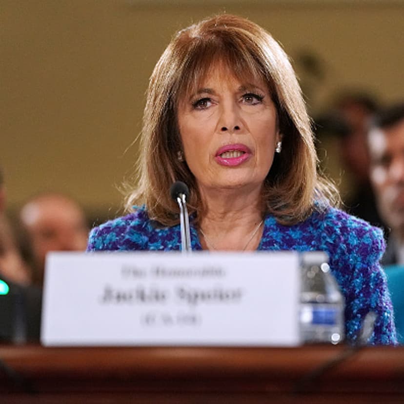 Rep. Jackie Speier (D-CA) testifies before the House Administration Committee in the Longworth House Office Building on Capitol Hill November 14, 2017 in Washington, DC.