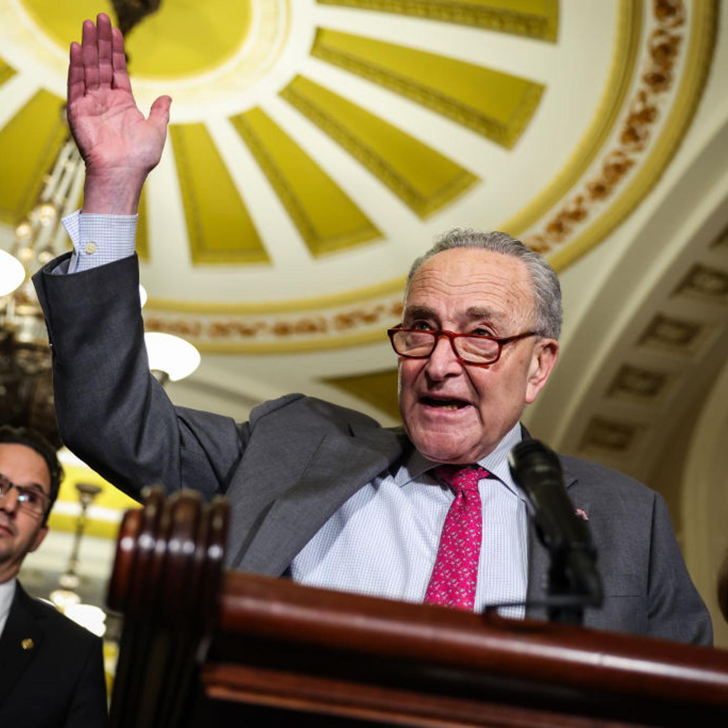 Senators Meet For Weekly Policy Luncheons Day After Trump's Inauguration