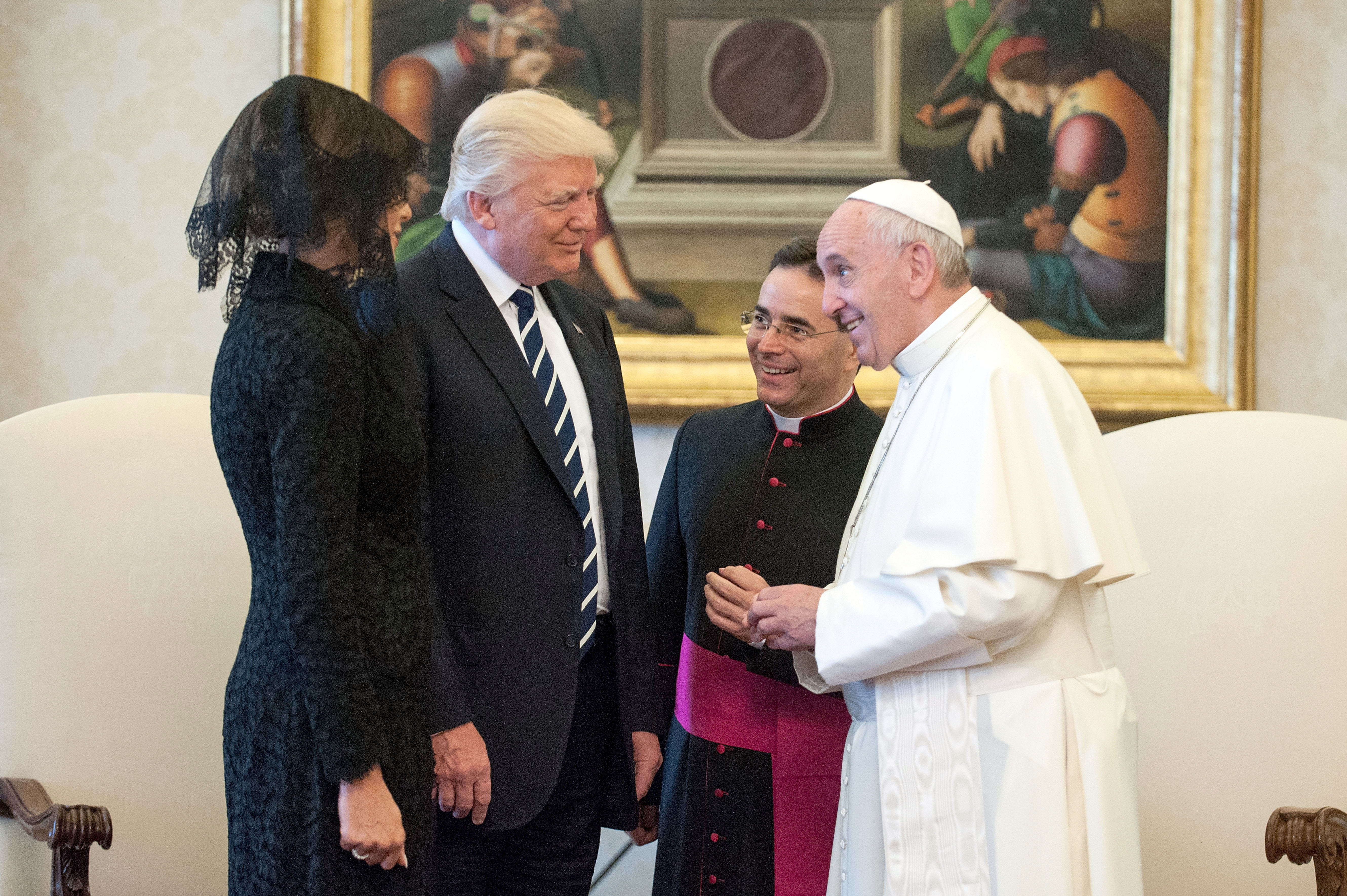 Pope Francis Meets USA President Donald Trump