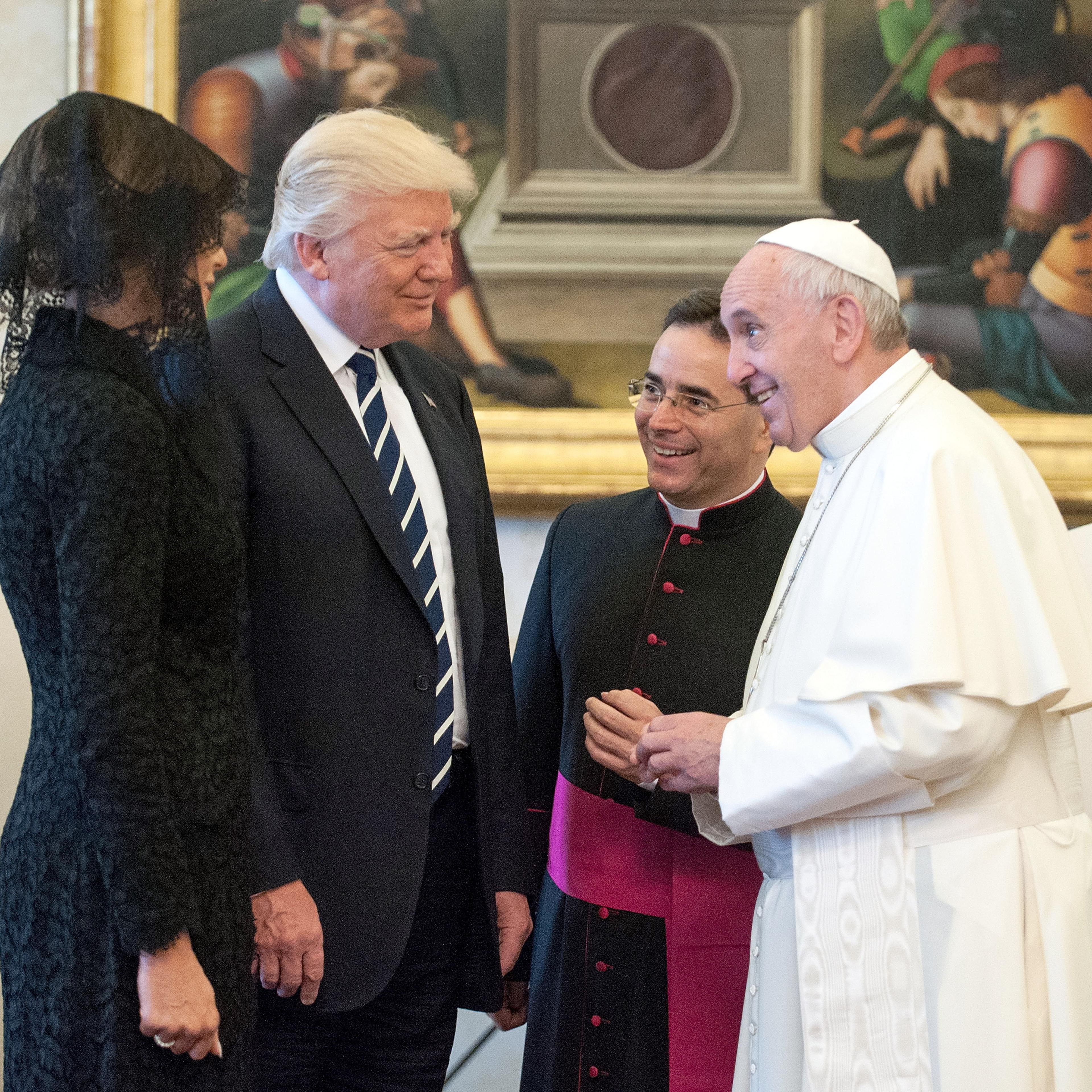 Pope Francis Meets USA President Donald Trump