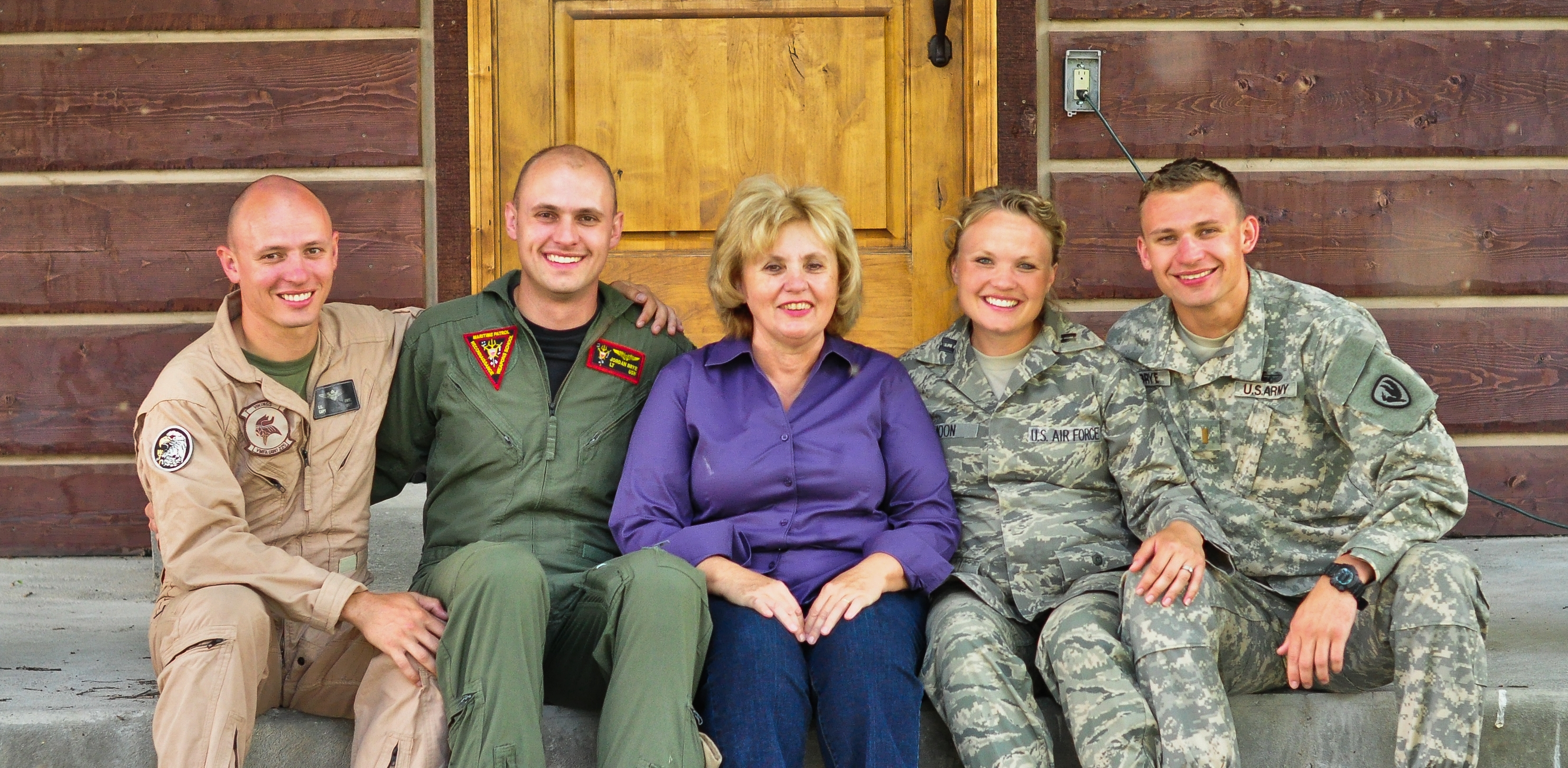 The author and her children