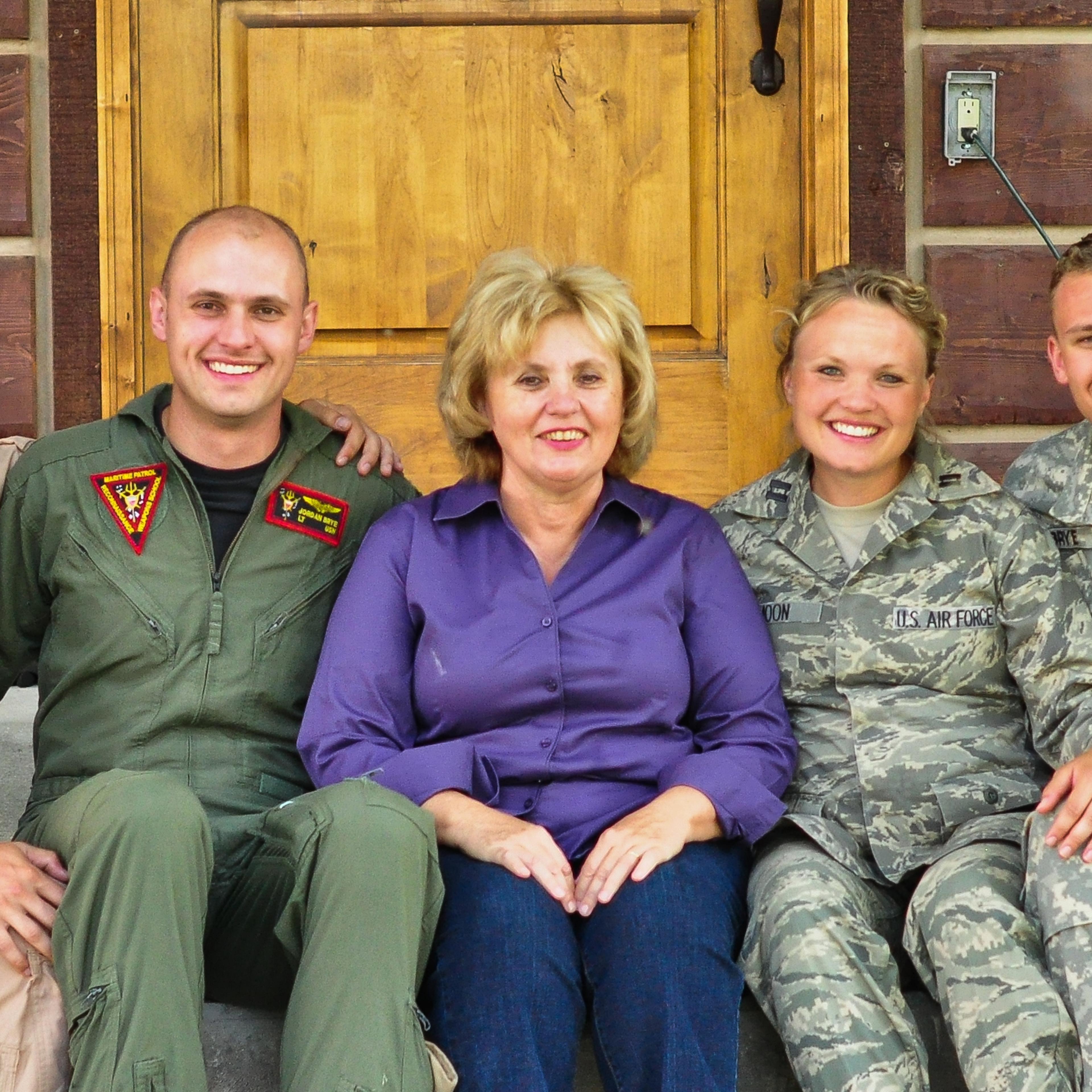 The author and her children