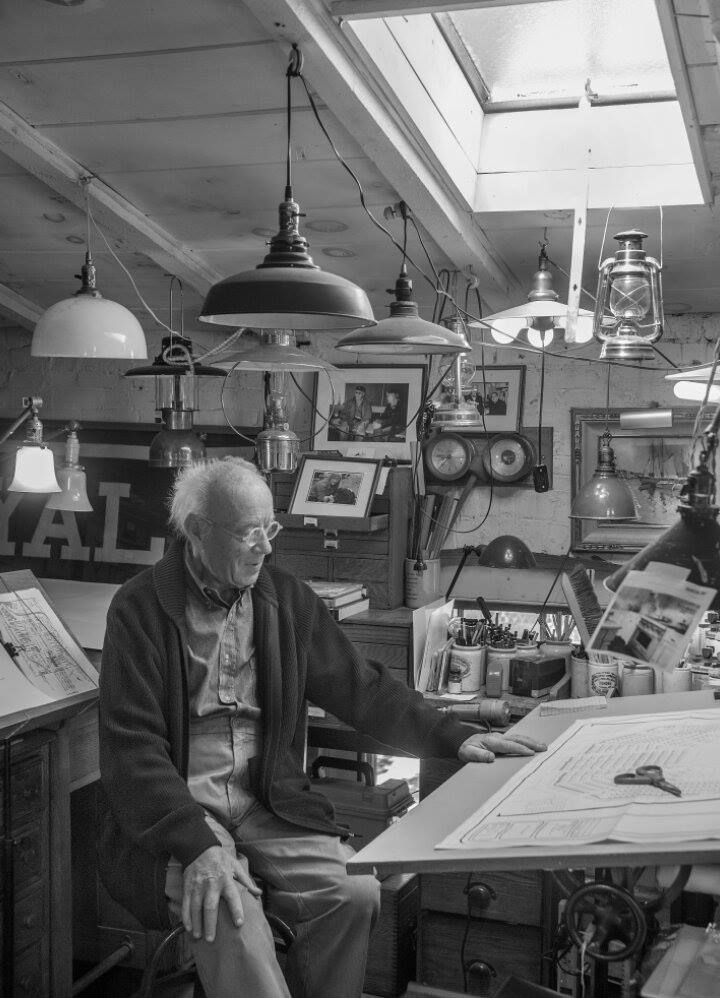 Eugene Lee at his studio in Providence, R.I. 